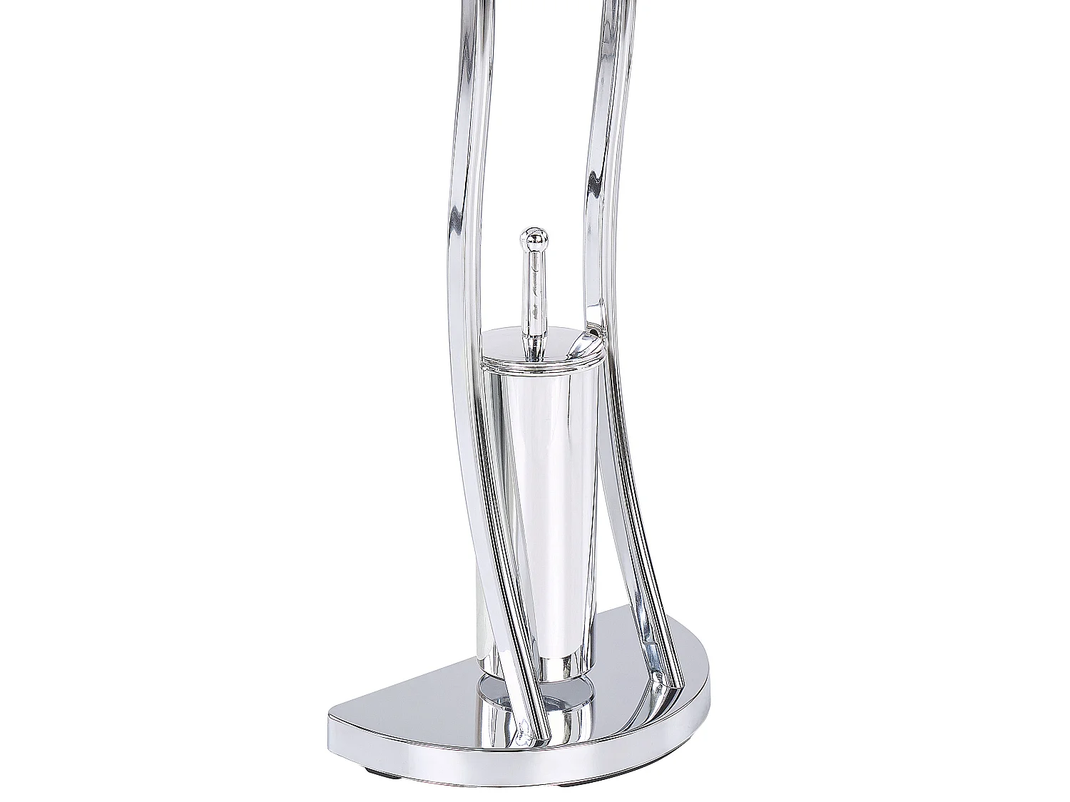 Toilet Roll and Brush Holder SOACHA Metal Silver
