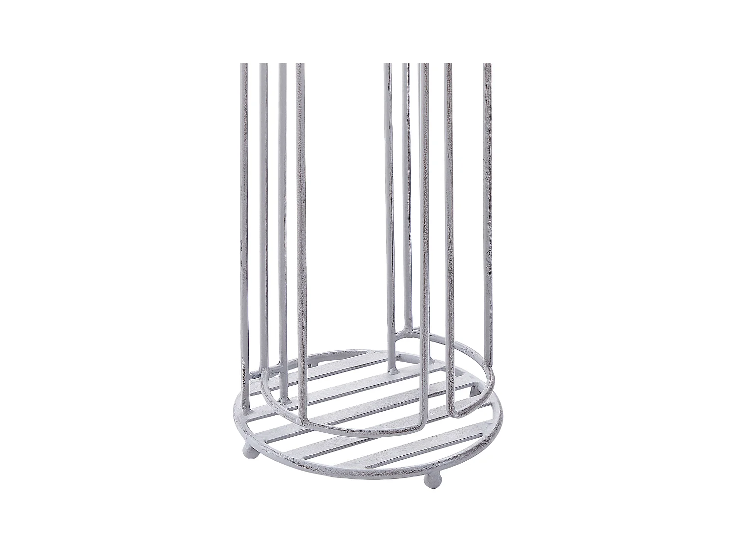 WC Papierhalter Metall grau Antik Optik freistehend Retro Vintage Temuco