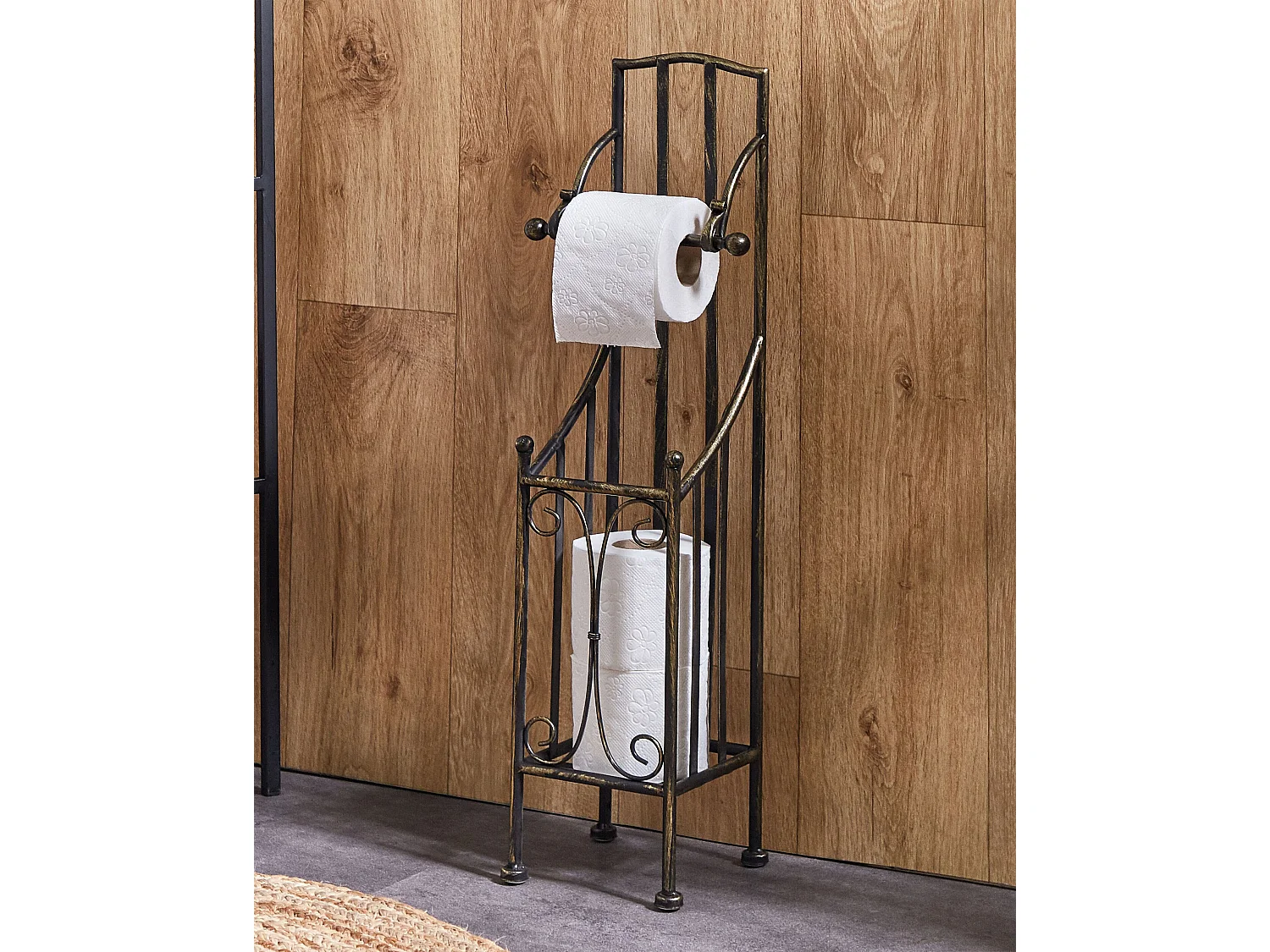 Toilet Paper Holder BRISA Metal Black