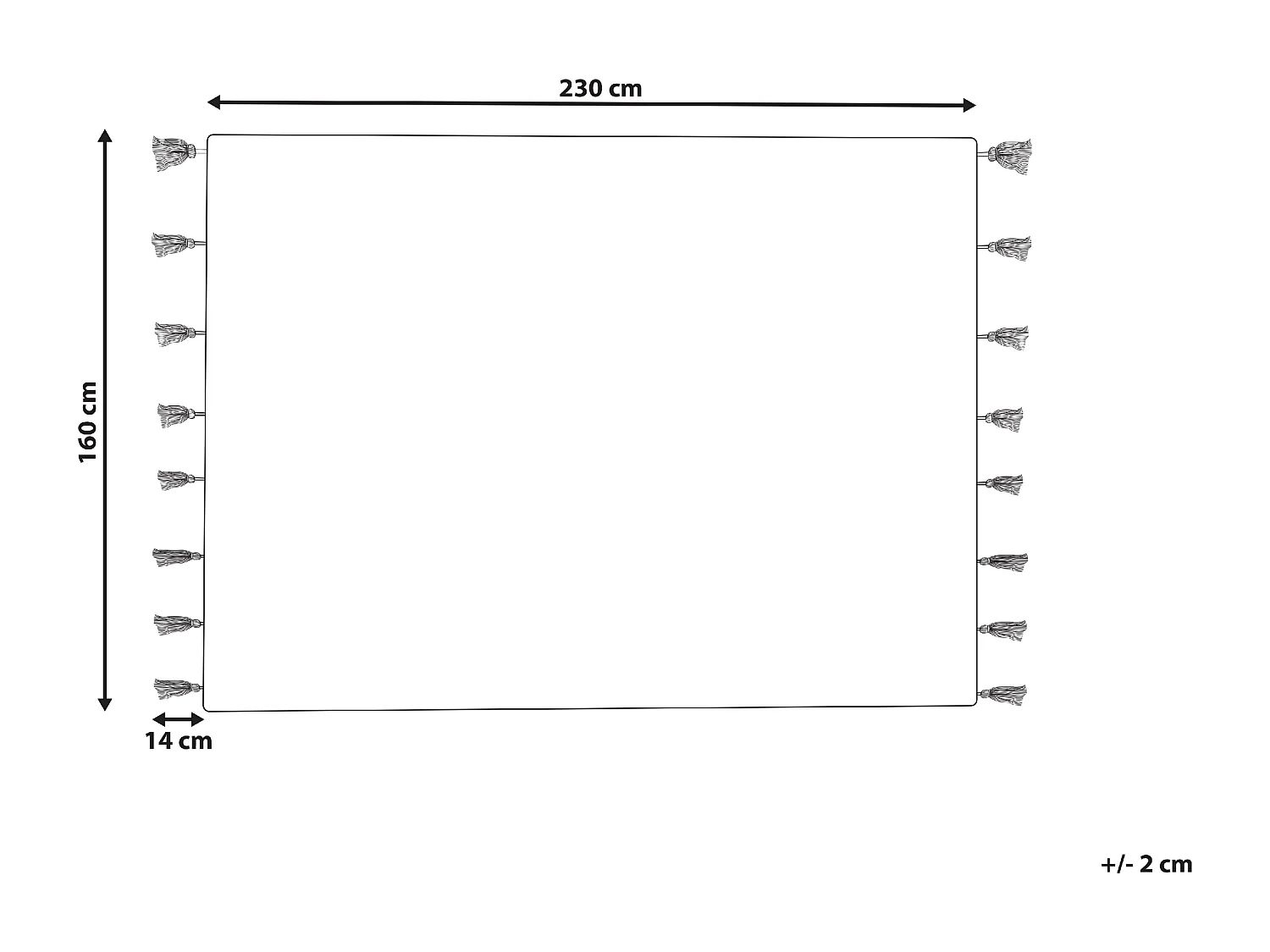 Tappeto per bambini cotone multicolore 160 x 230 cm CAVUS