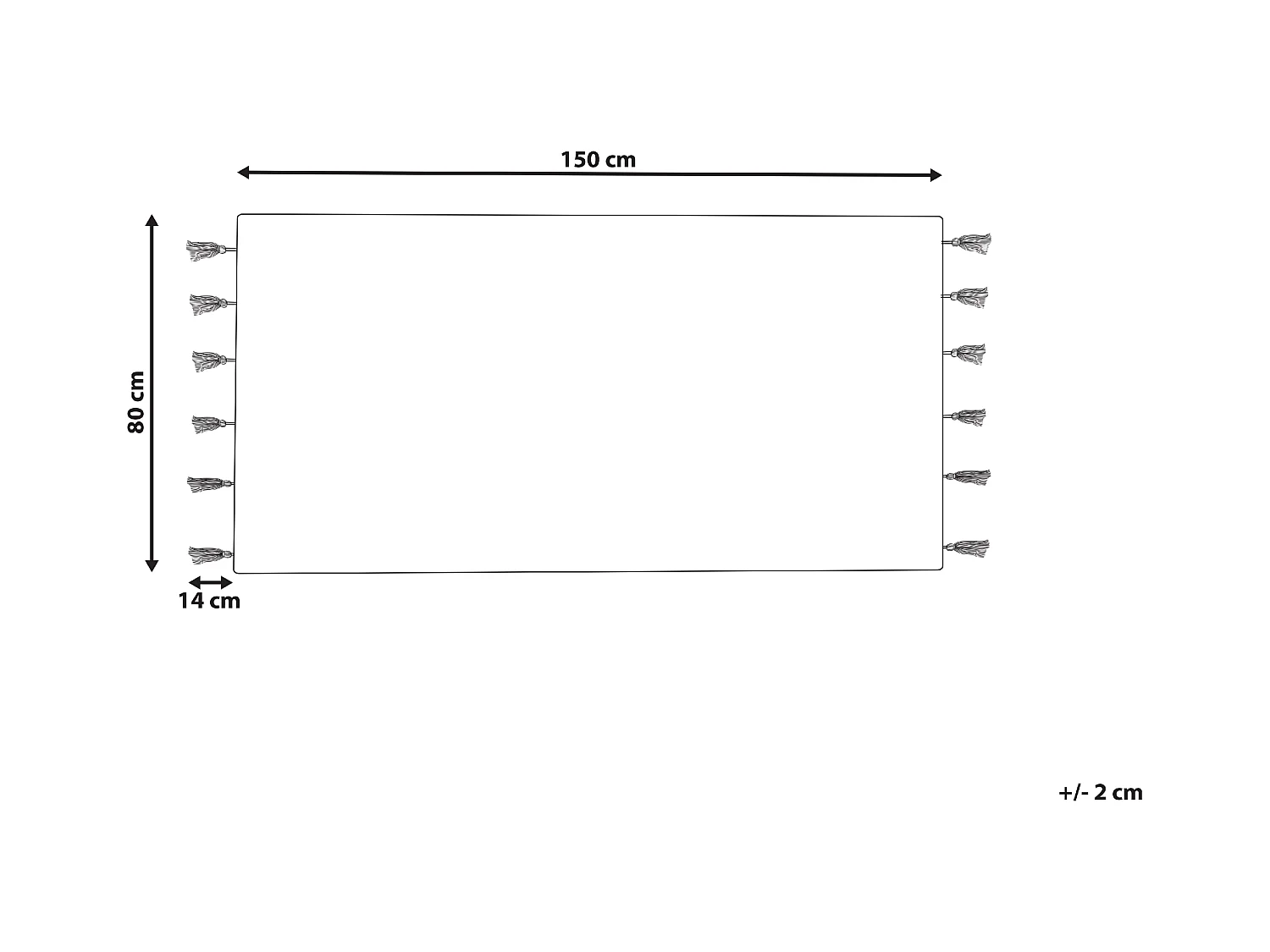 Tapete infantil em algodão branco e rosa 80 x 150 cm CAVUS
