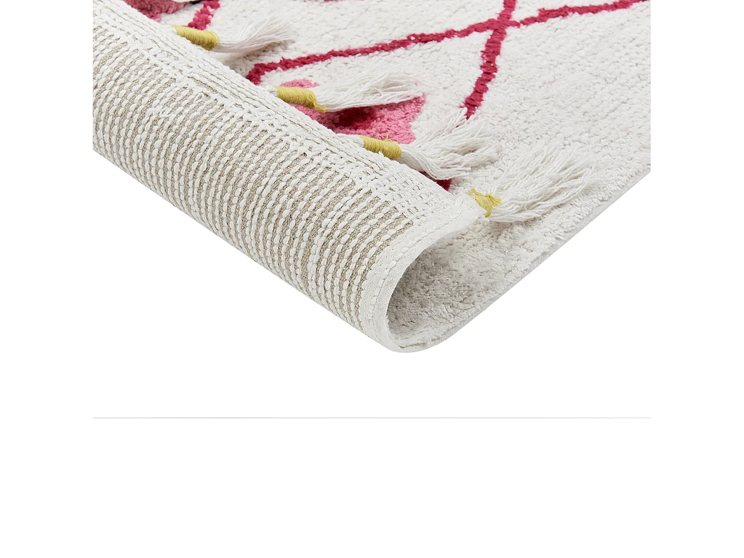 Tapis enfant CAVUS Blanc 80 x 150 cm Coton