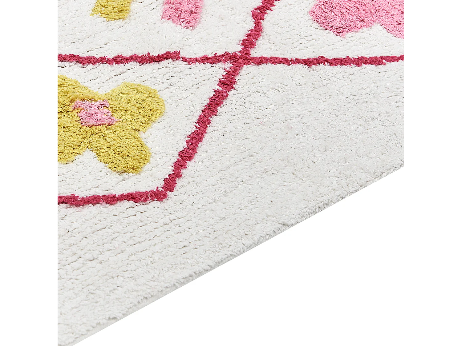 Tapis enfant CAVUS Blanc 80 x 150 cm Coton