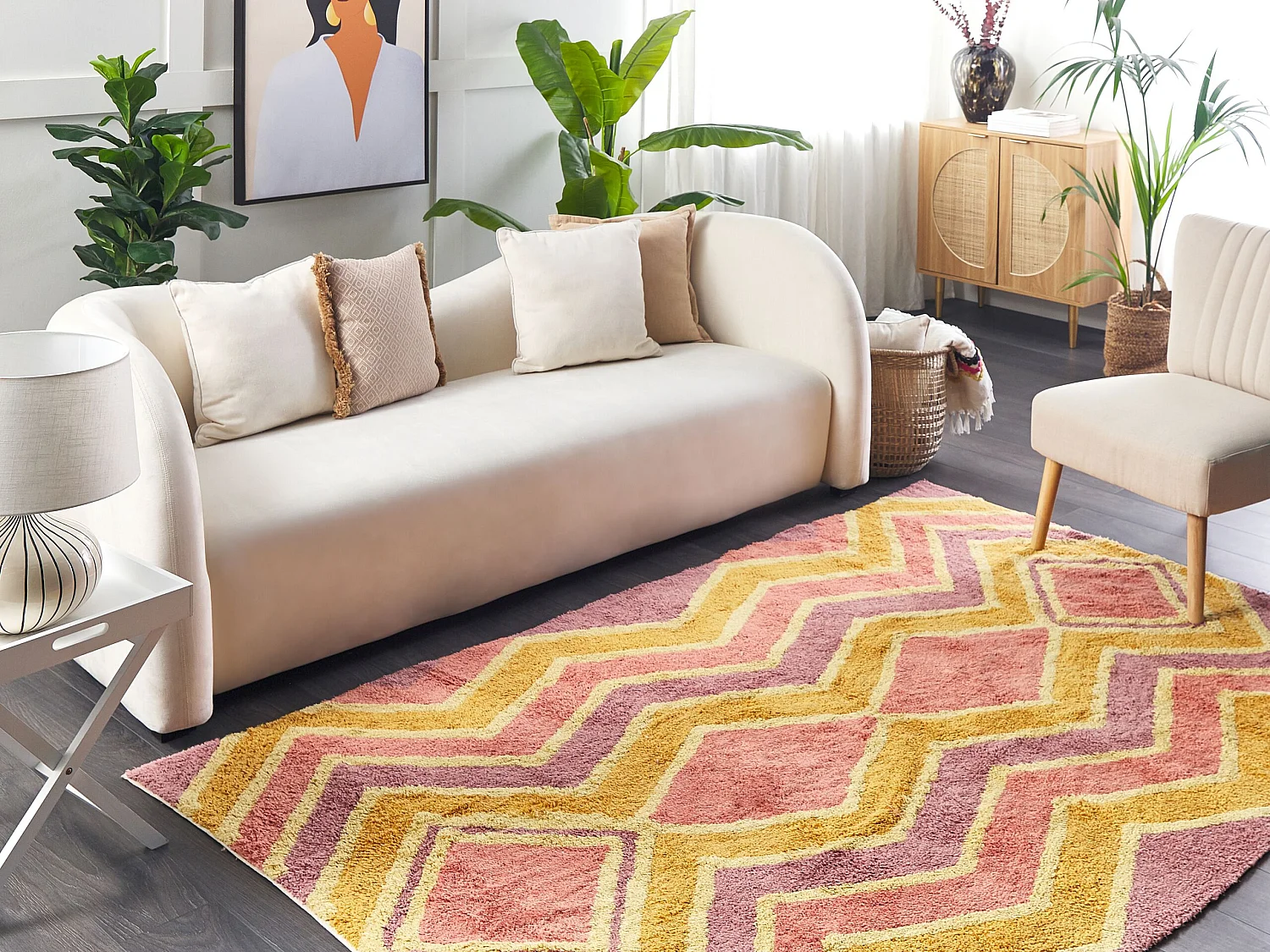 Tapis CANAKKALE Multicolore 140 x 200 cm Coton