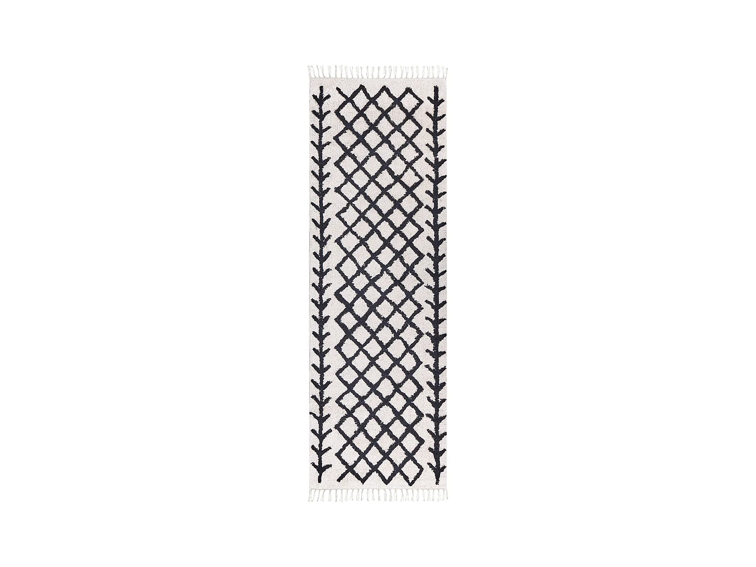 Tapis BOZKIR Beige 80 x 230 cm Coton