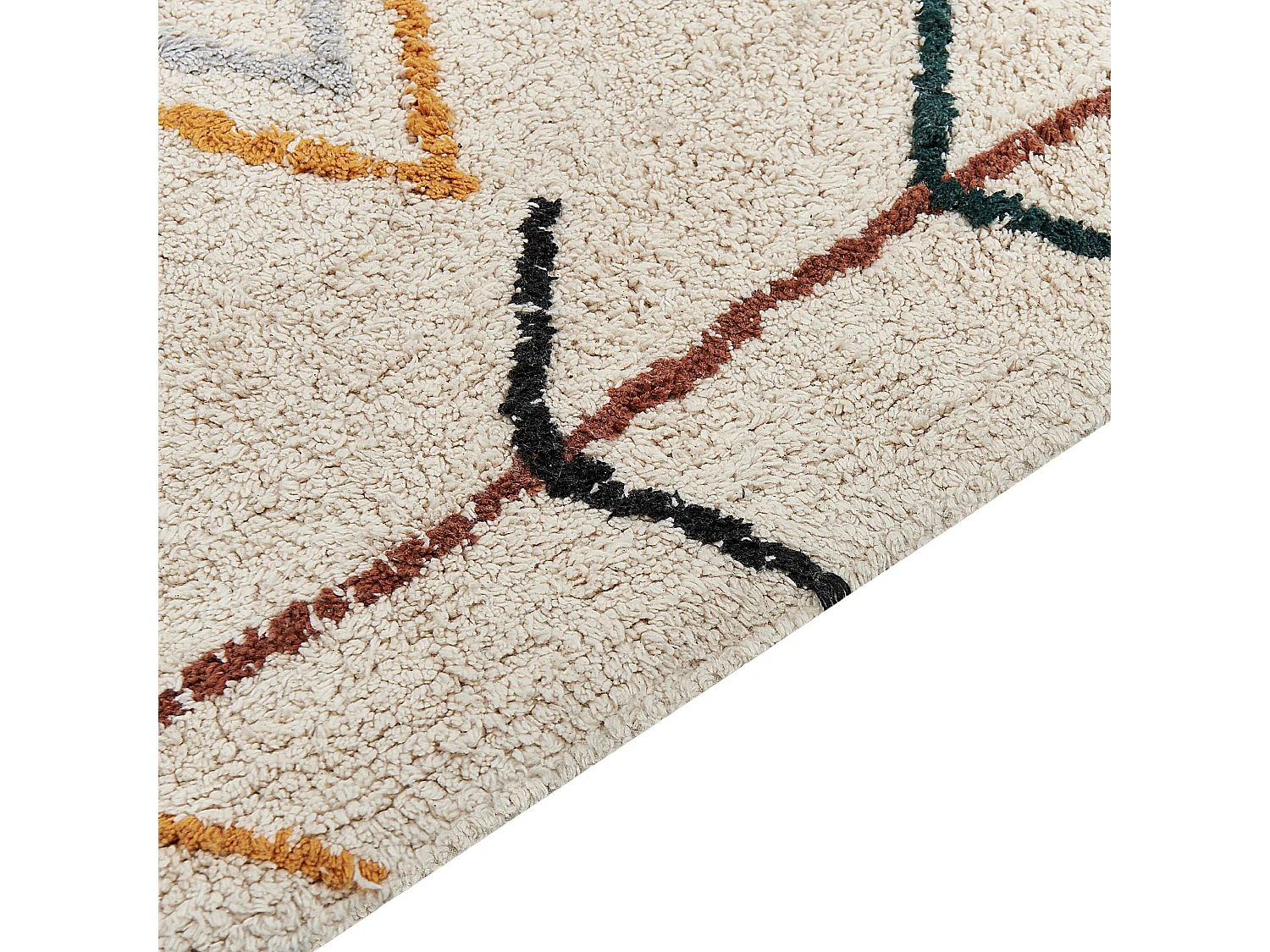 Tapis BOLAY Beige 140 x 200 cm Coton