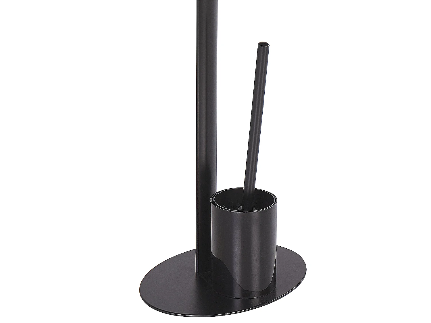 Porte-papier et porte-brosse SARTO Métal Noir