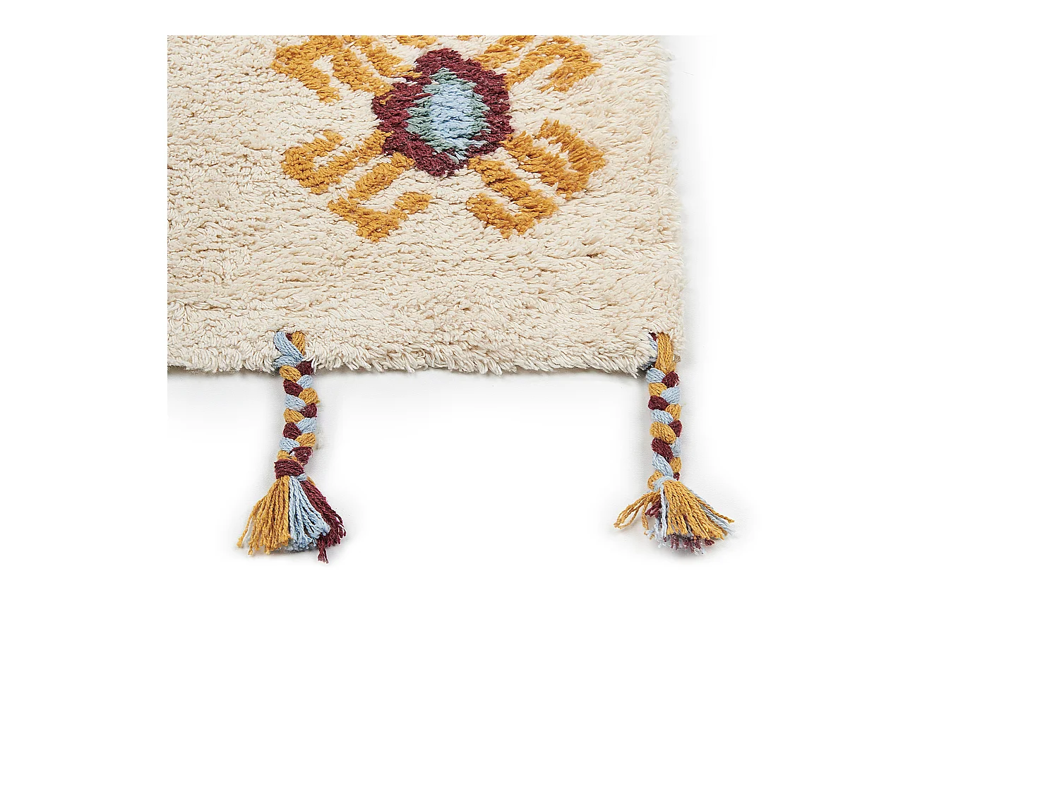 Dywan bawełniany 80 x 150 cm wielokolorowy DUZCE