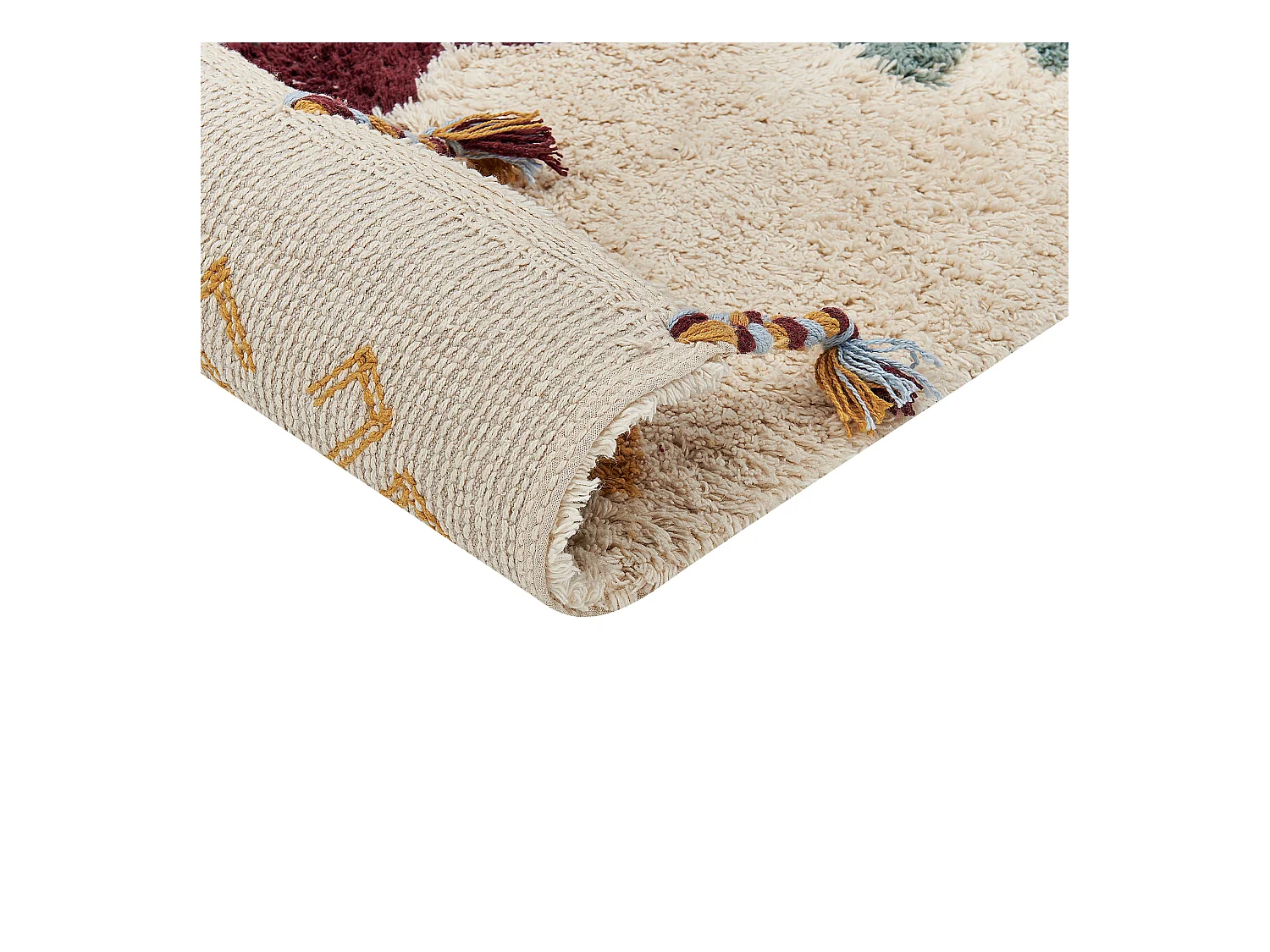 Dywan bawełniany 80 x 150 cm wielokolorowy DUZCE