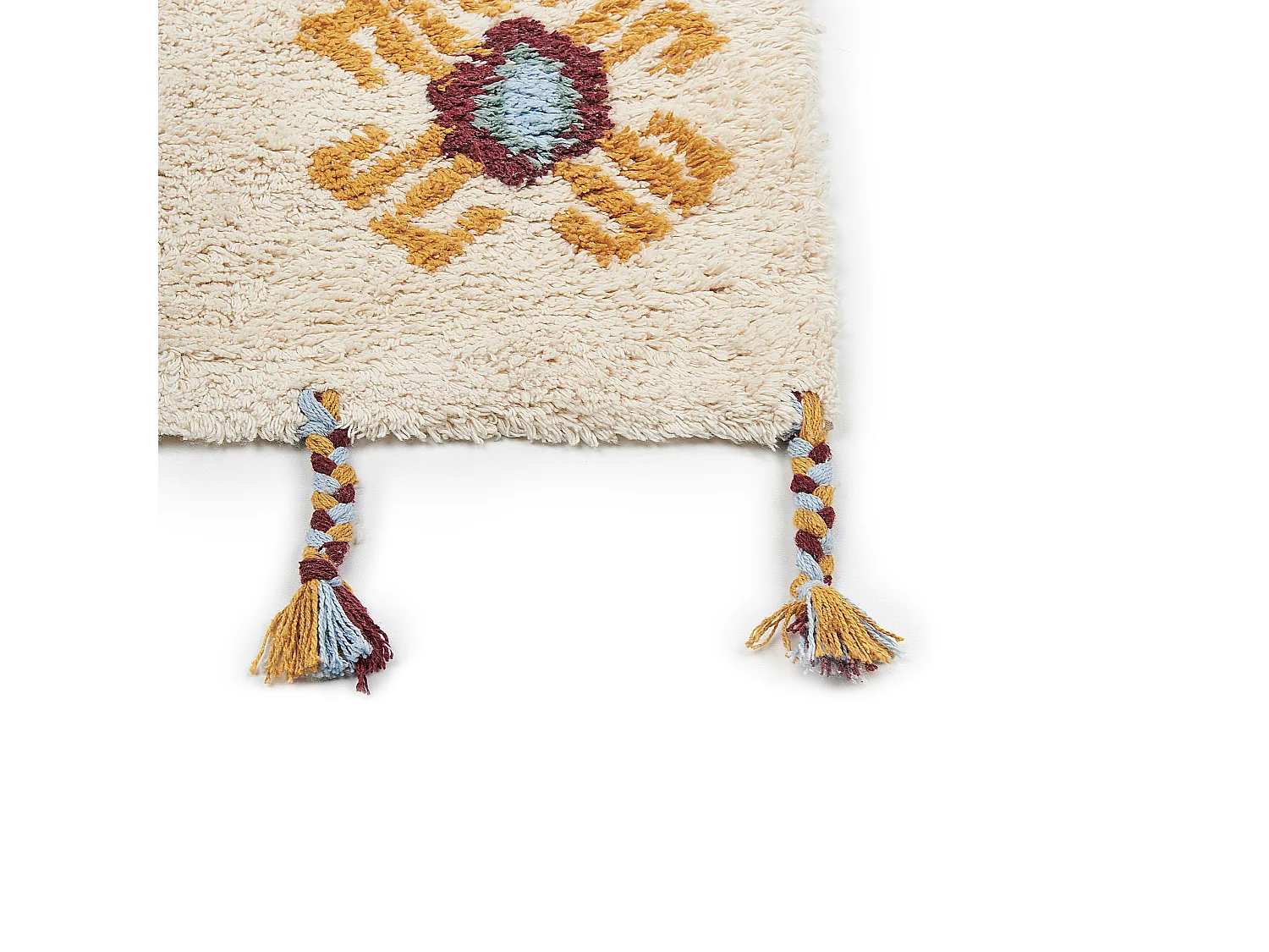 Vloerkleed katoen meerkleurig 80 x 150 cm DUZCE