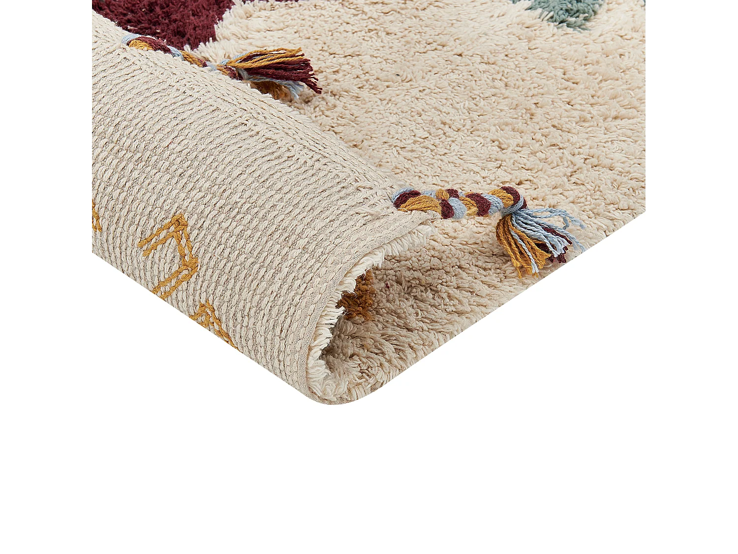 Tapis DUZCE Beige 160 x 230 cm Coton