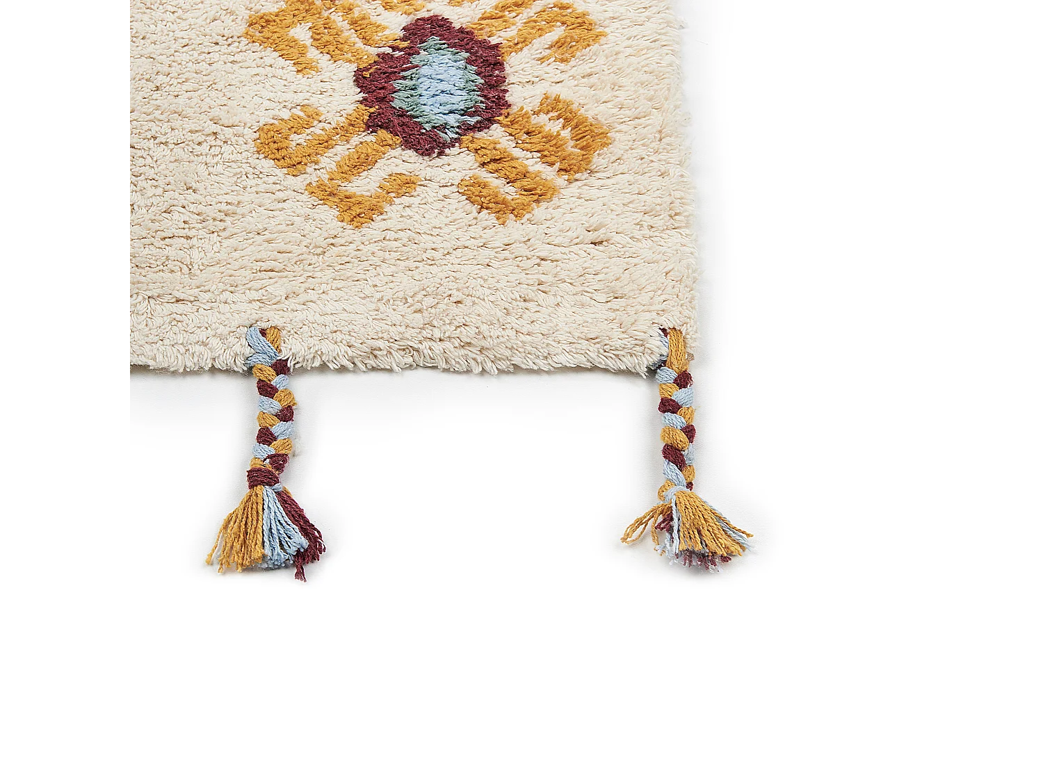 Tapis DUZCE Beige 160 x 230 cm Coton