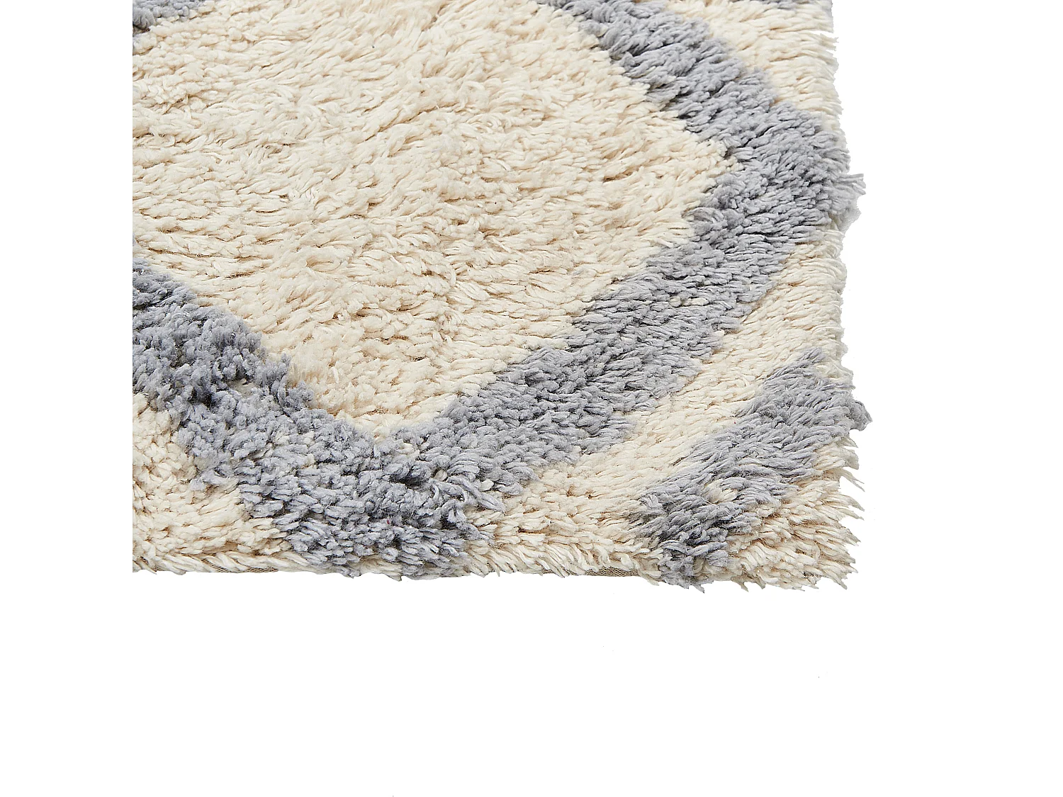 Vloerkleed katoen beige/grijs 80 x 150 cm NEVSEHIR