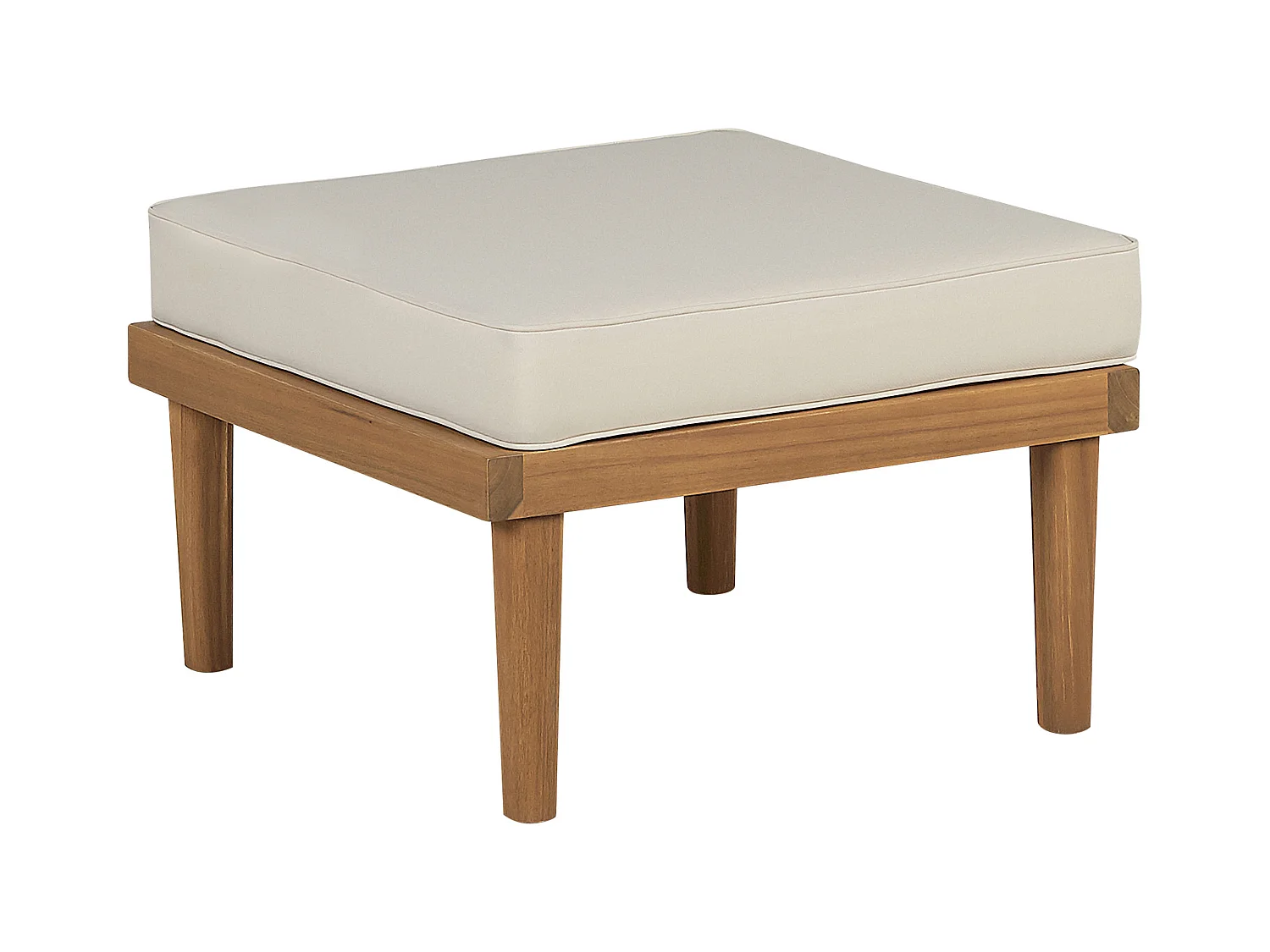 Ottoman de jardin BARATTI Acacia Marron