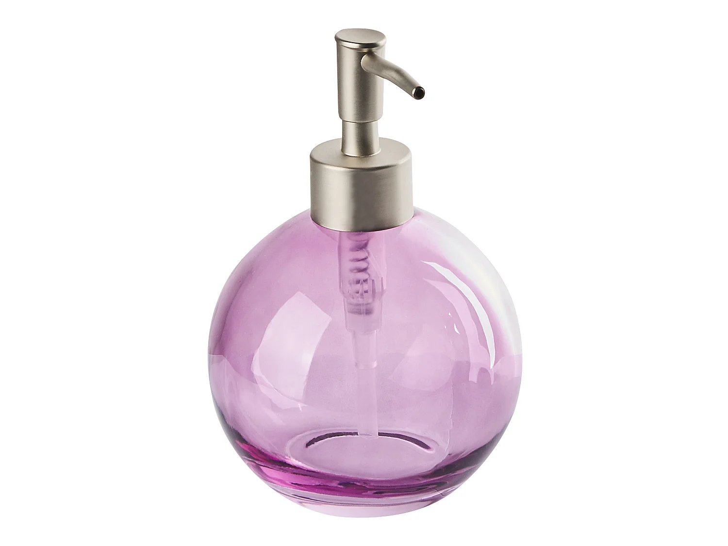 Set de 4 accessoires de salle de bain ROANA Verre Violet