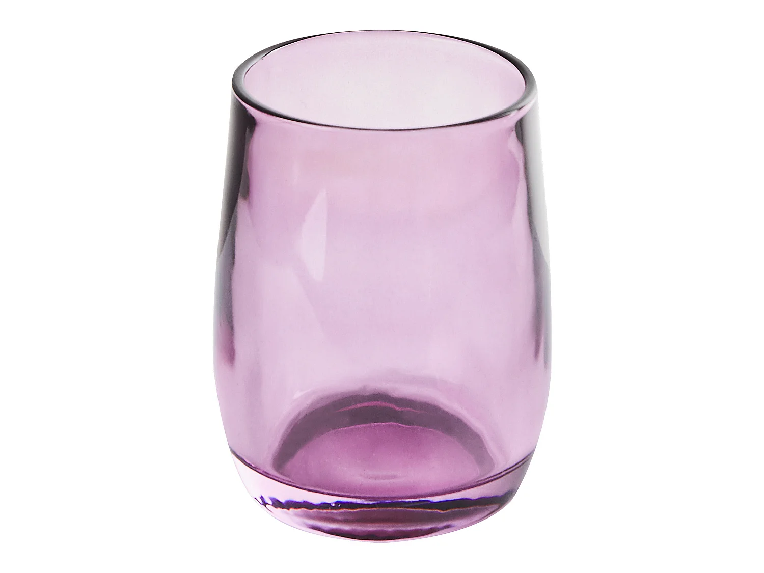 Set de 4 accessoires de salle de bain ROANA Verre Violet