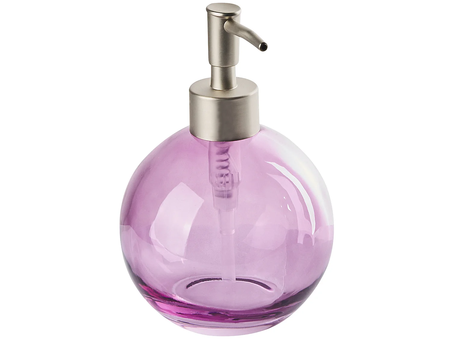 Set de 4 accessoires de salle de bain ROANA Verre Violet