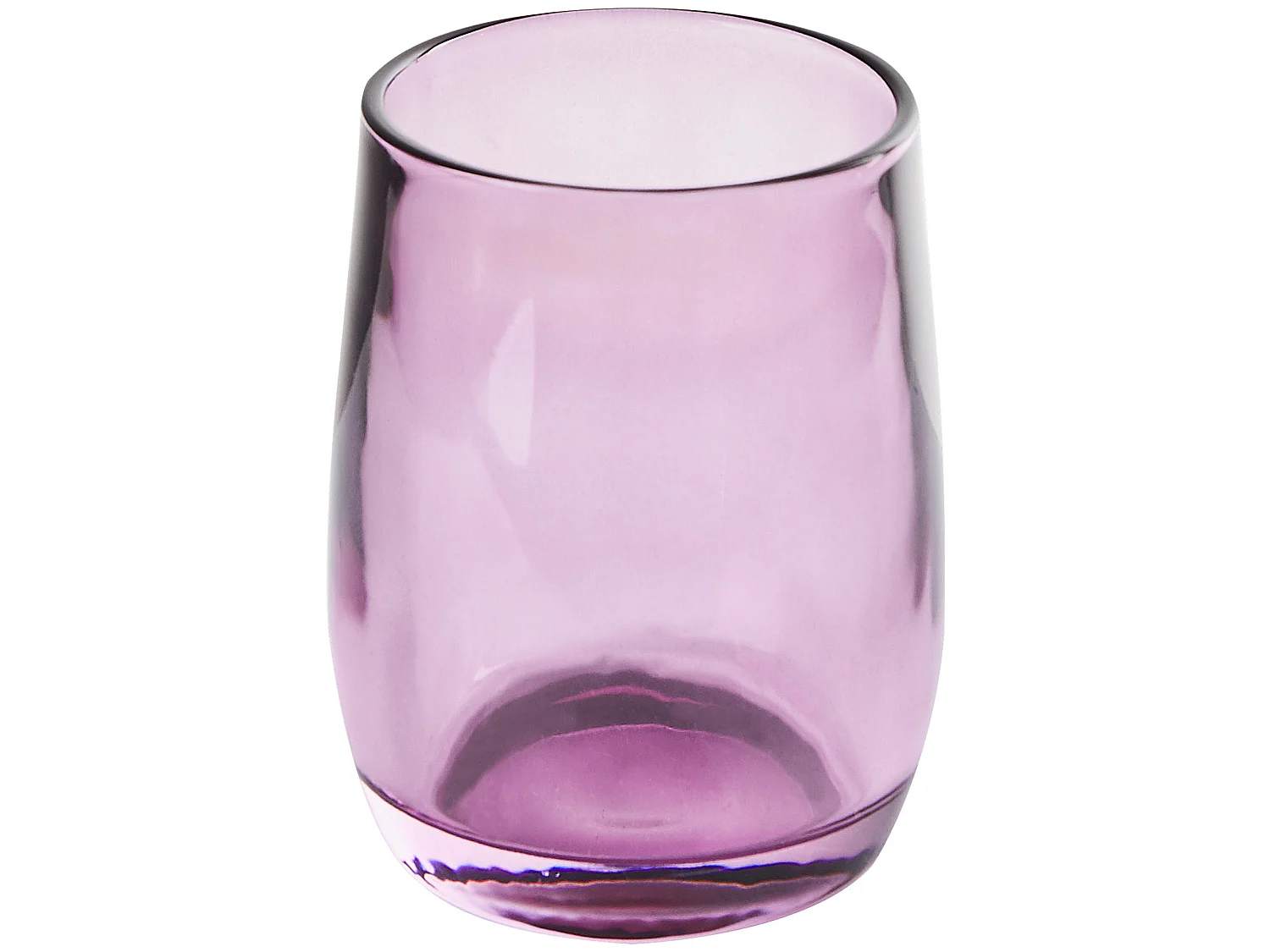 Set de 4 accessoires de salle de bain ROANA Verre Violet