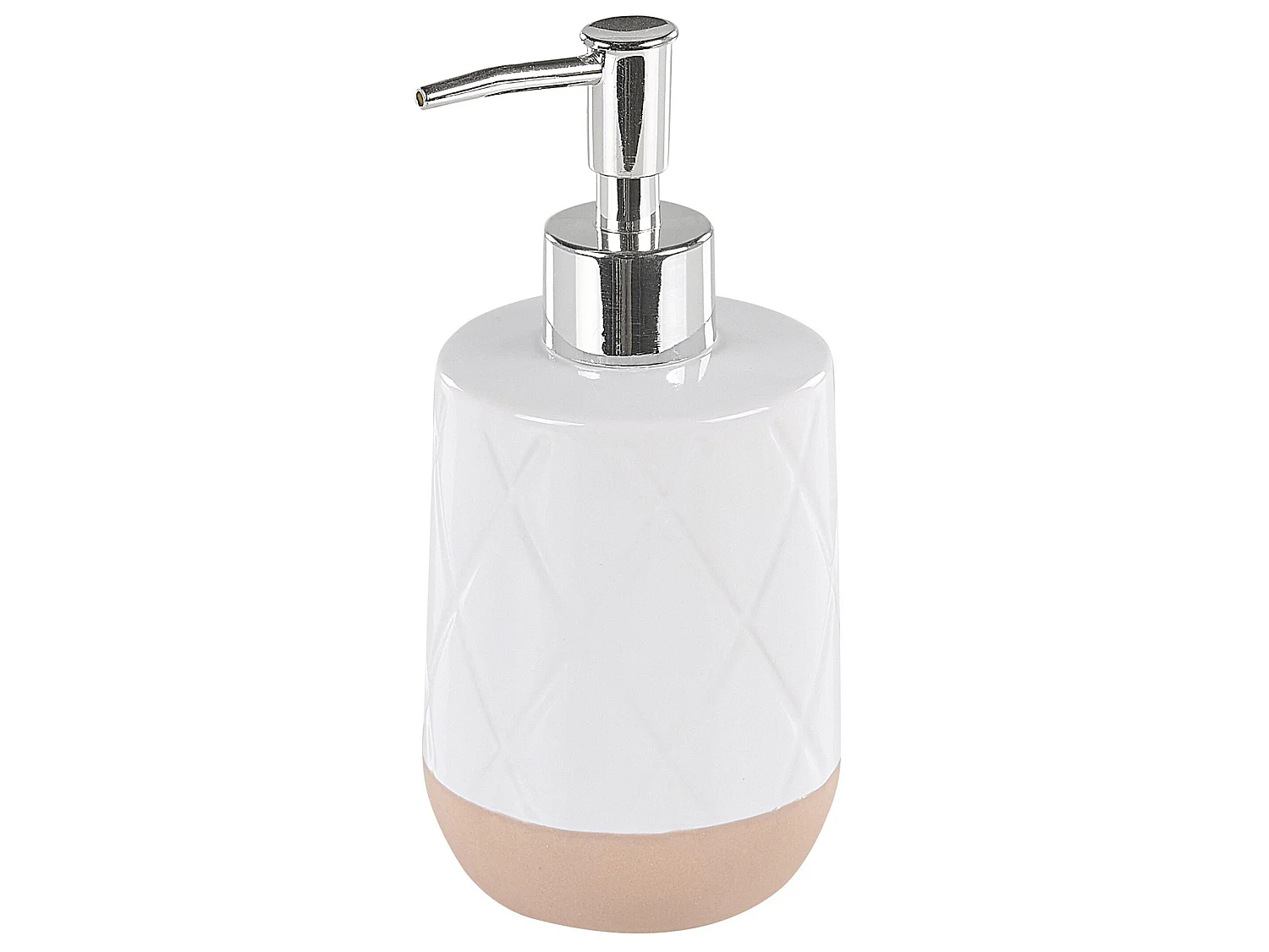 Set de 4 accessoires de salle de bain LEBU Céramique Blanc