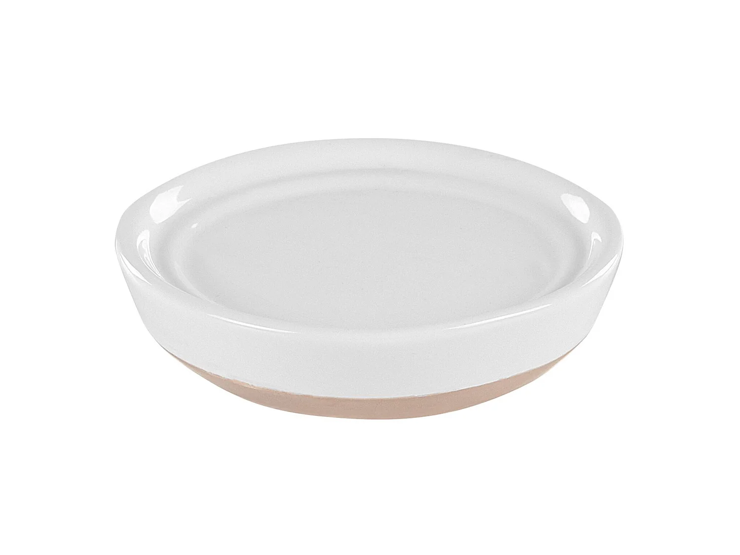 Set de 4 accessoires de salle de bain LEBU Céramique Blanc