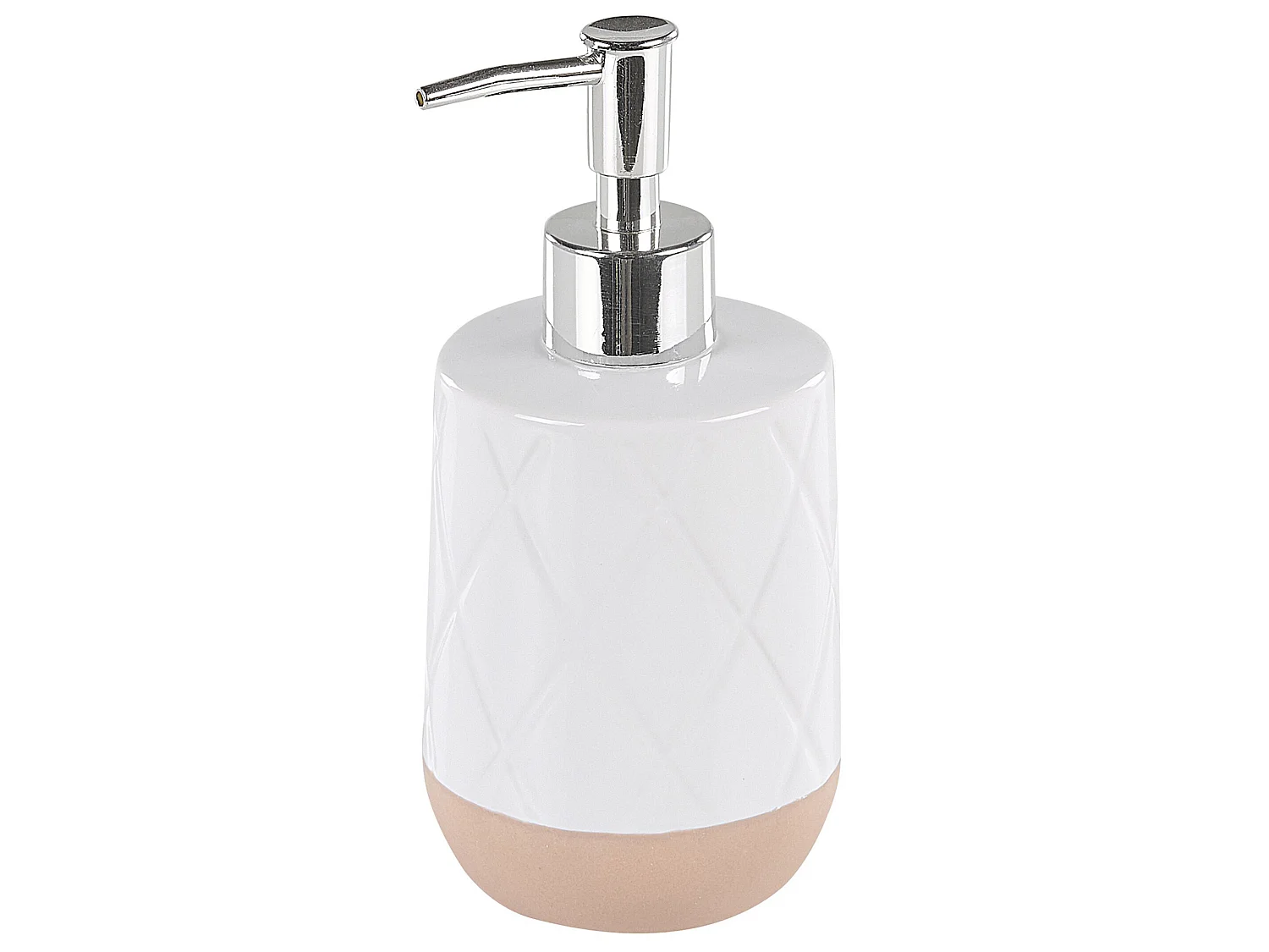 Set de 4 accessoires de salle de bain LEBU Céramique Blanc