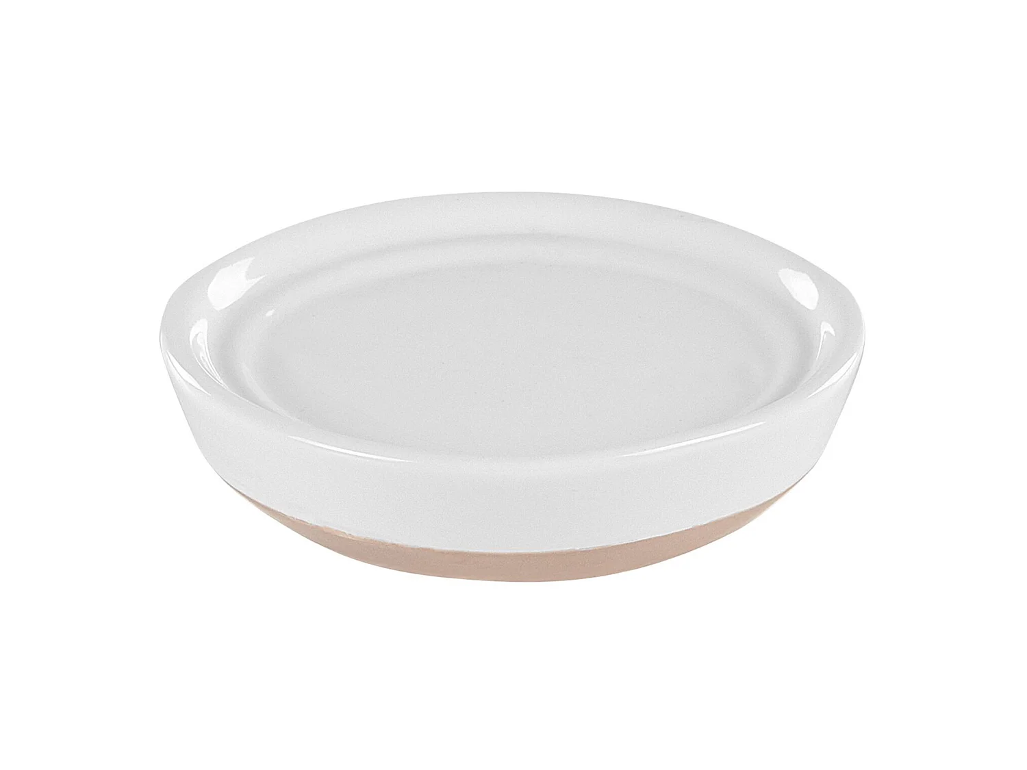 Set de 4 accessoires de salle de bain LEBU Céramique Blanc