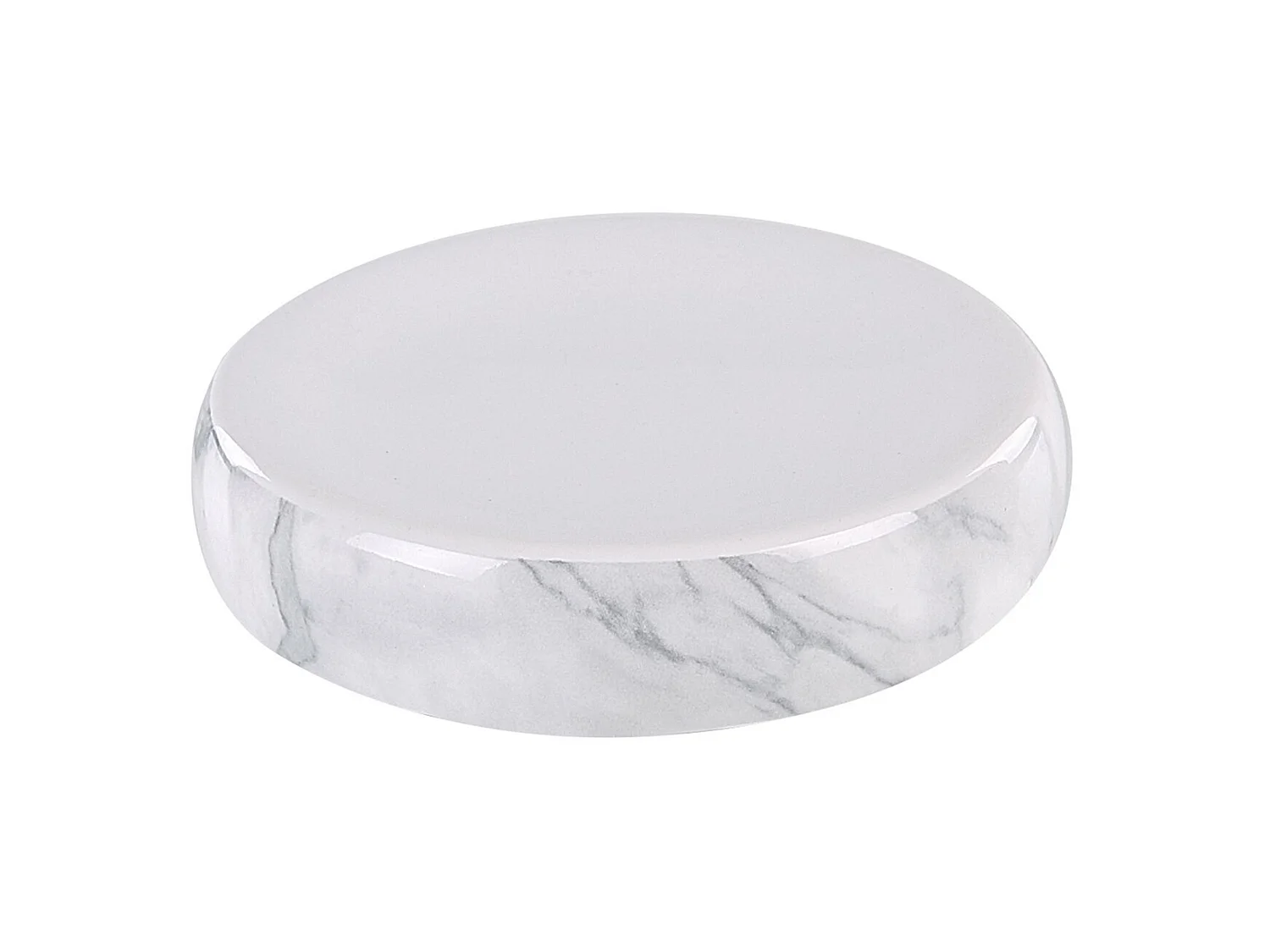 Set de 4 accessoires de salle de bain ARAUCO Céramique Marbre blanc