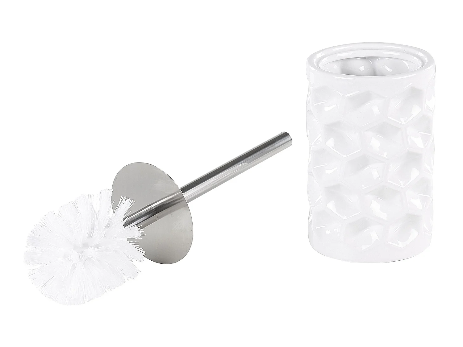 Conjunto de 5 accesorios de baño TIRUA Cerámica Blanco