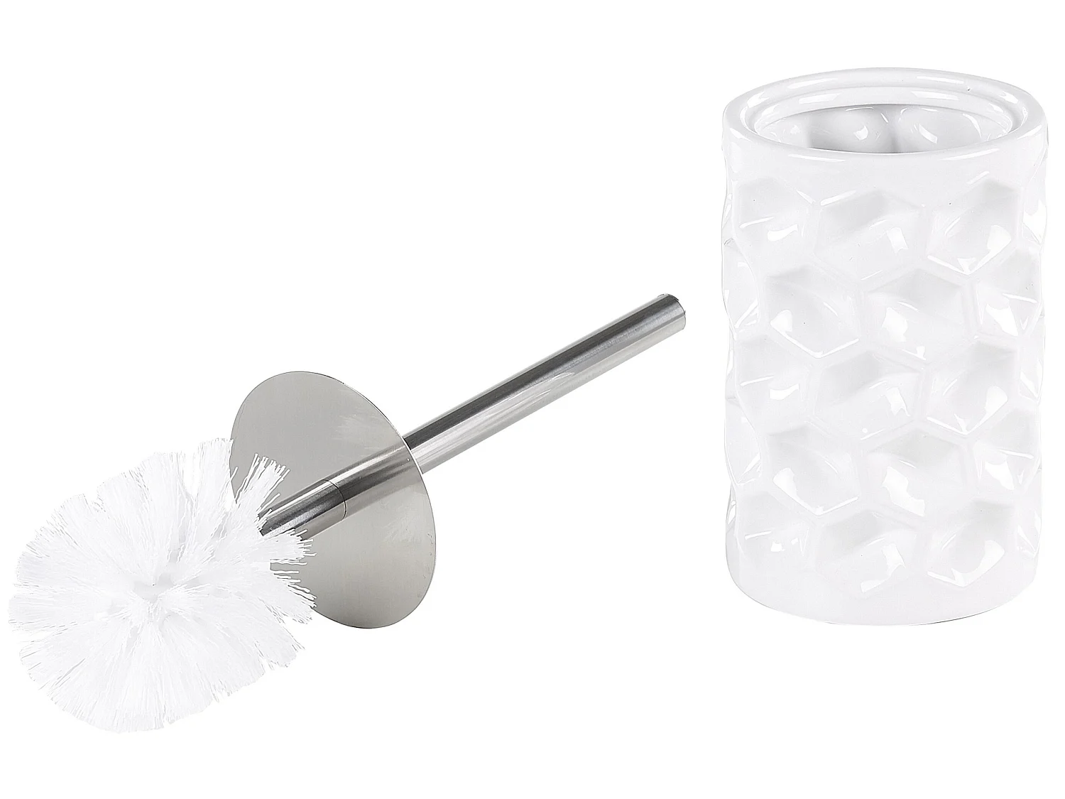 Badaccessoires Set 5-teilig TIRUA Keramik Weiss