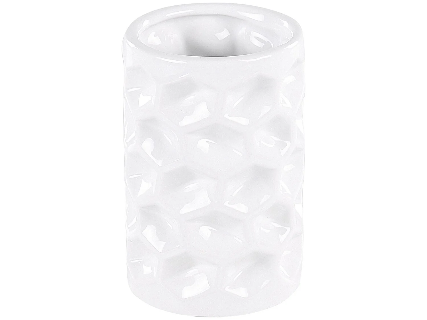 Badaccessoires Set 5-teilig TIRUA Keramik Weiss