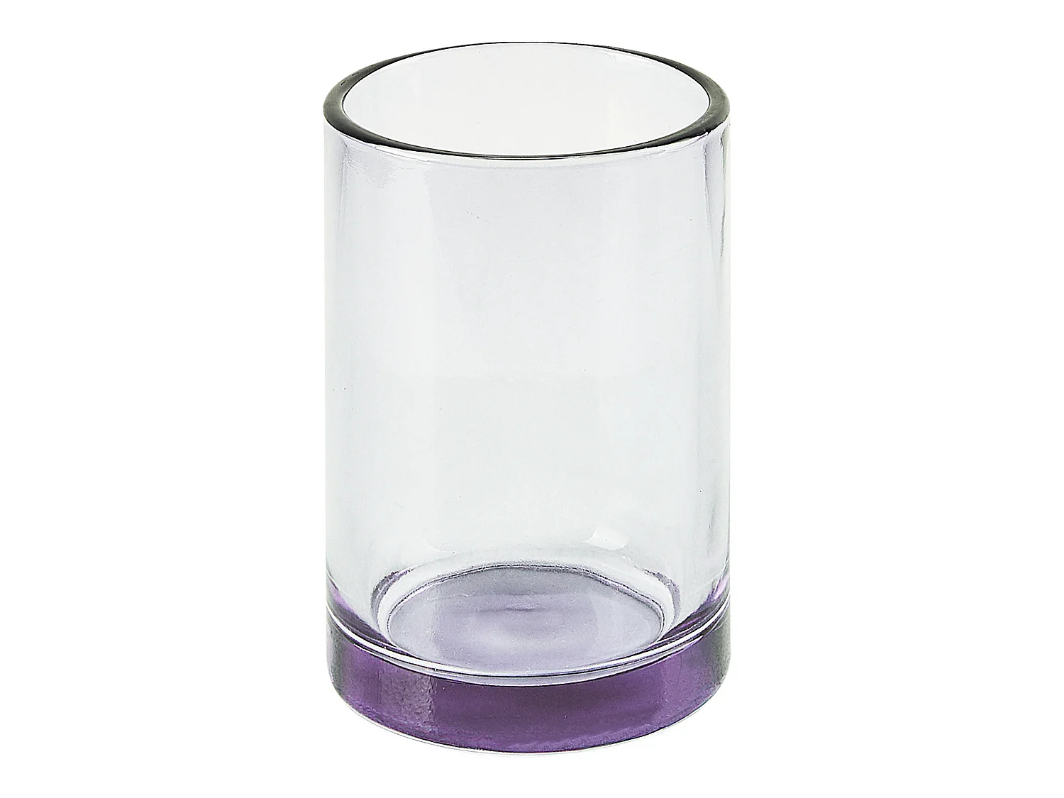 Conjunto de 4 accesorios de baño TELMA Vidrio Violeta