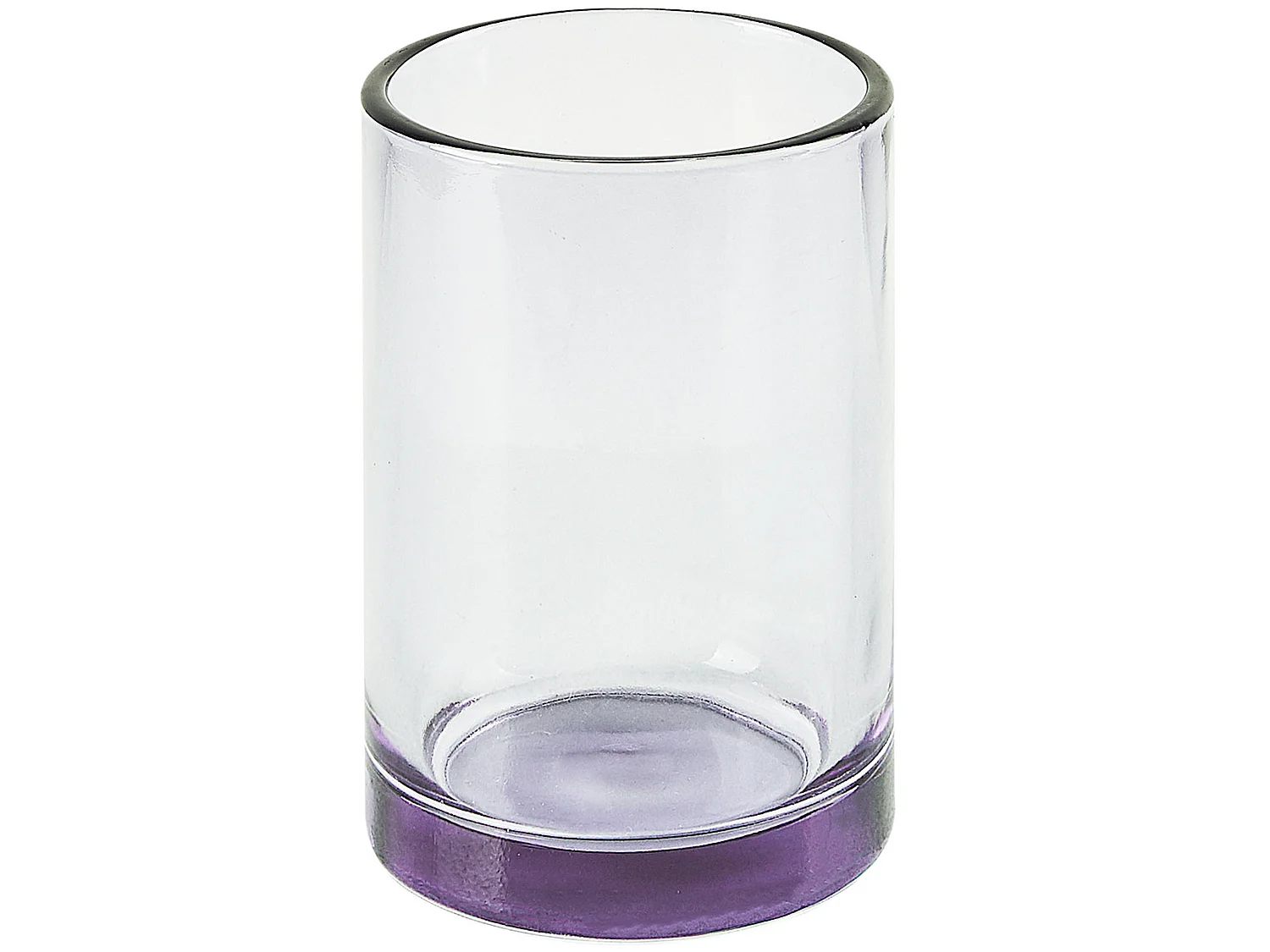 Set de 4 accessoires de salle de bain TELMA Verre Violet