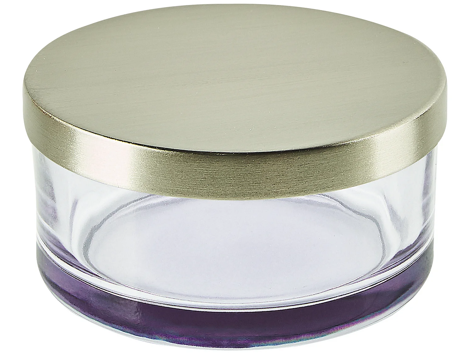 Set de 4 accessoires de salle de bain TELMA Verre Violet