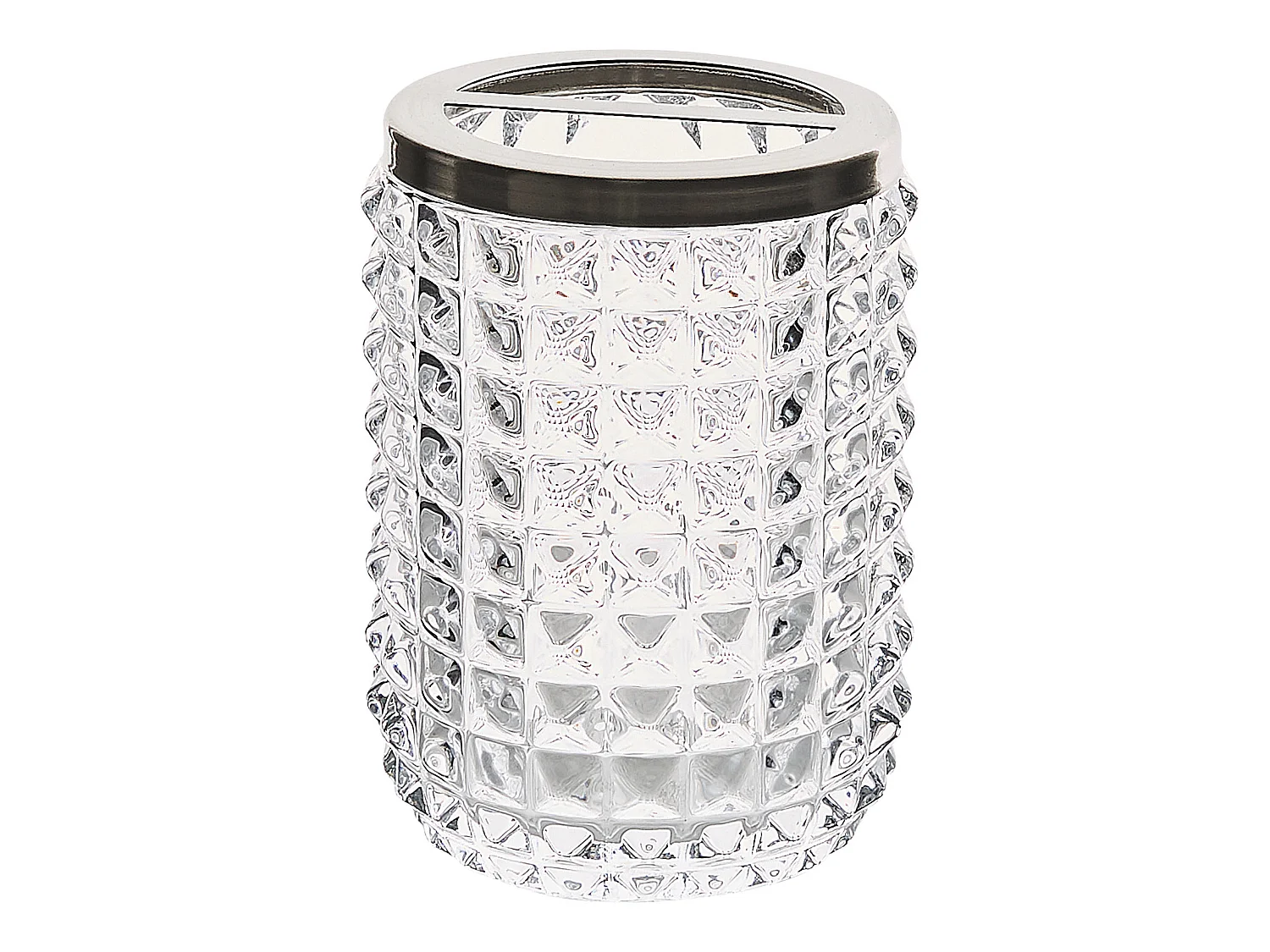 Set de 4 accessoires de salle de bain TAPIA Verre Transparent