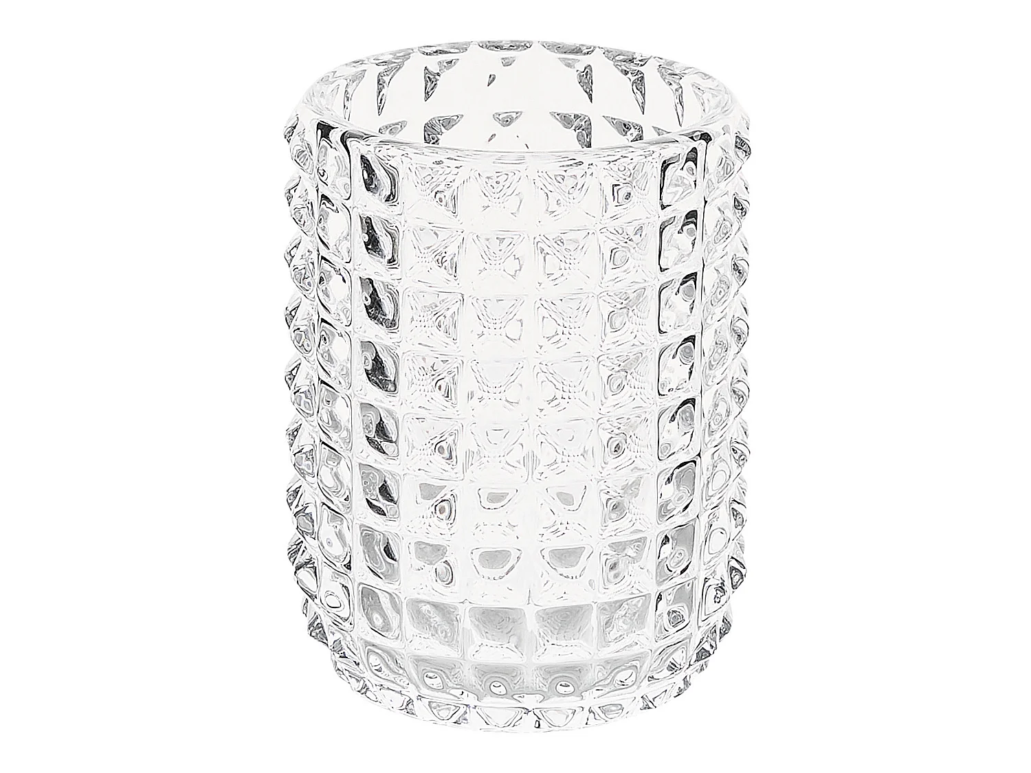 4-delige badkameraccessoireset TAPIA Glas Transparant