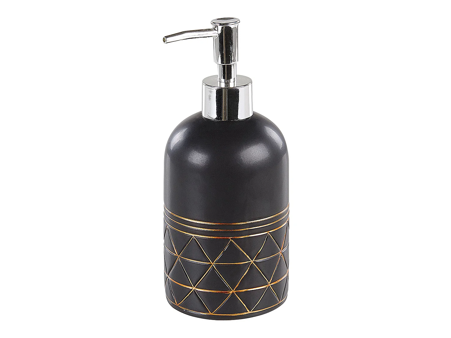 Conjunto de 5 accesorios de baño LANCO Cerámica Negro