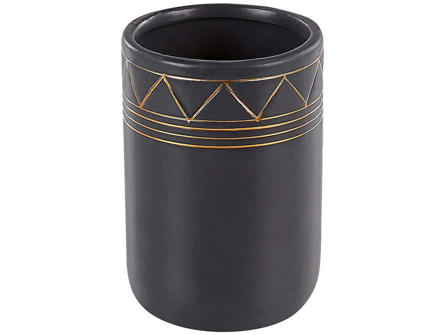 Set de 5 accessoires de salle de bain LANCO Céramique Noir