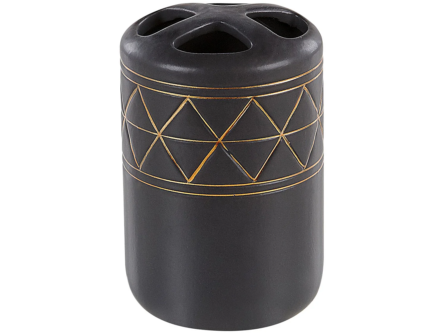 Set de 5 accessoires de salle de bain LANCO Céramique Noir