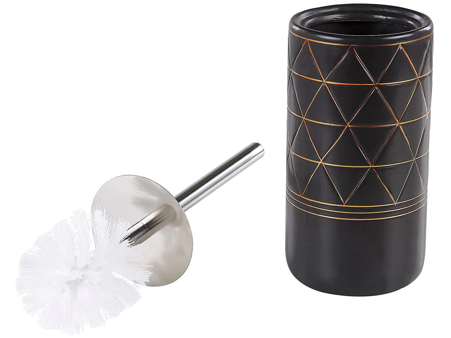 Set da 5 accessori per il bagno LANCO Ceramica Nero