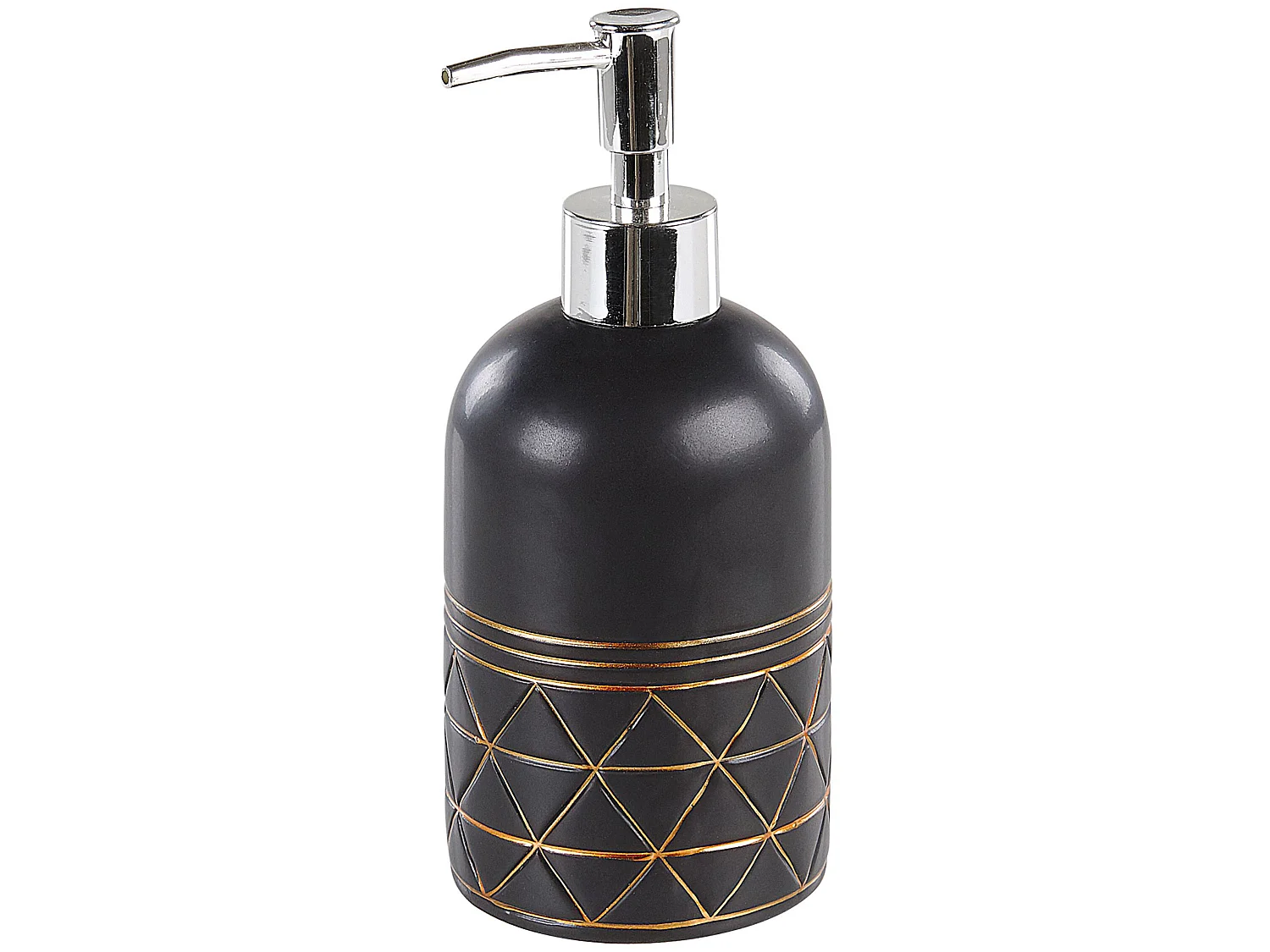 Set da 5 accessori per il bagno LANCO Ceramica Nero