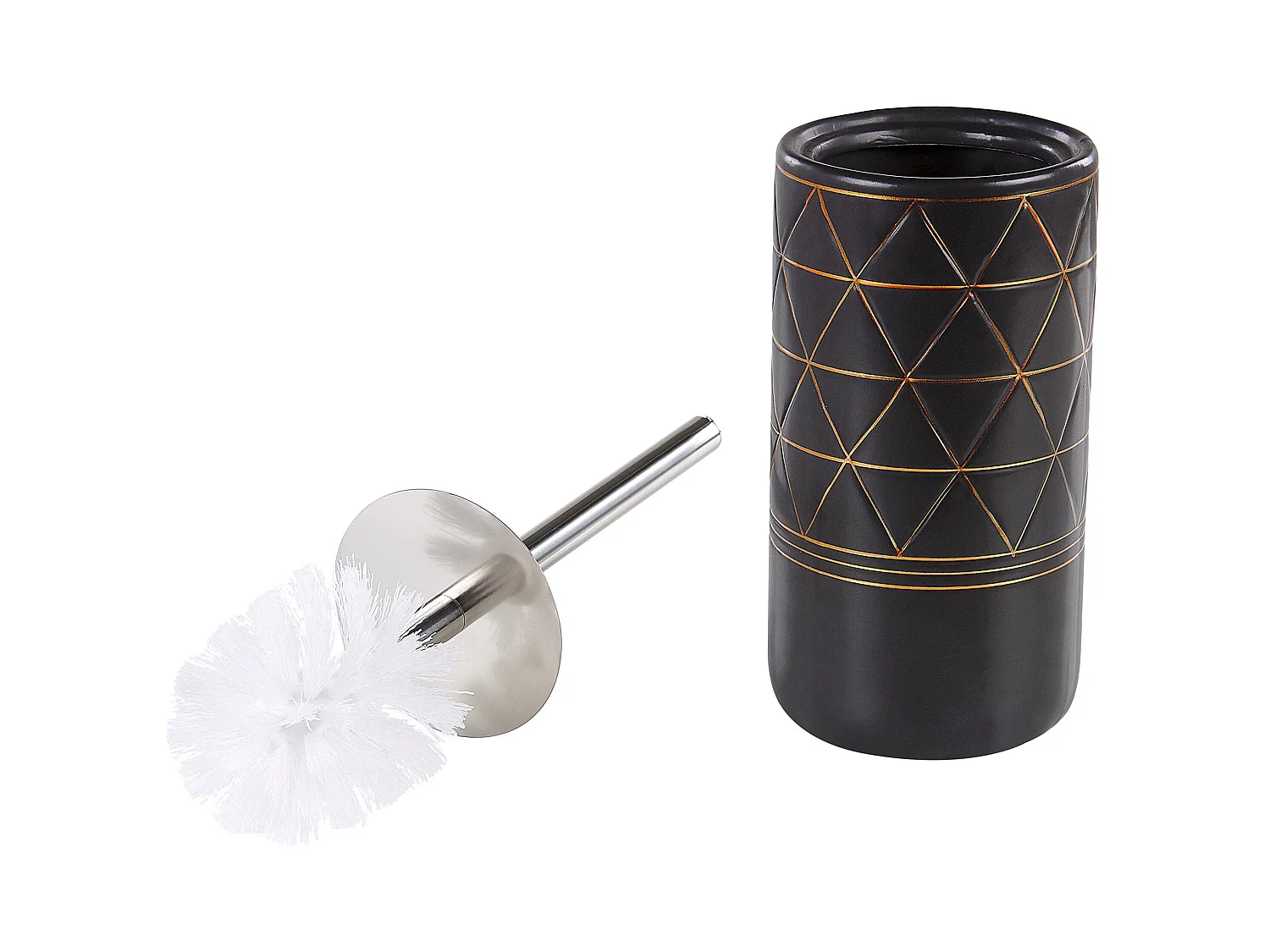 Badaccessoires Set 5-teilig LANCO Keramik Schwarz
