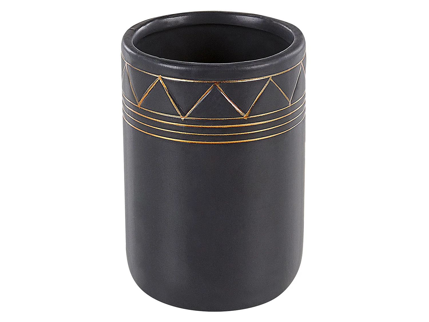 Badaccessoires Set 5-teilig LANCO Keramik Schwarz