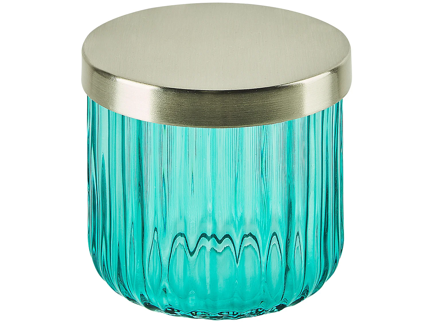 4-delige badkameraccessoireset TECATE Glas Blauw