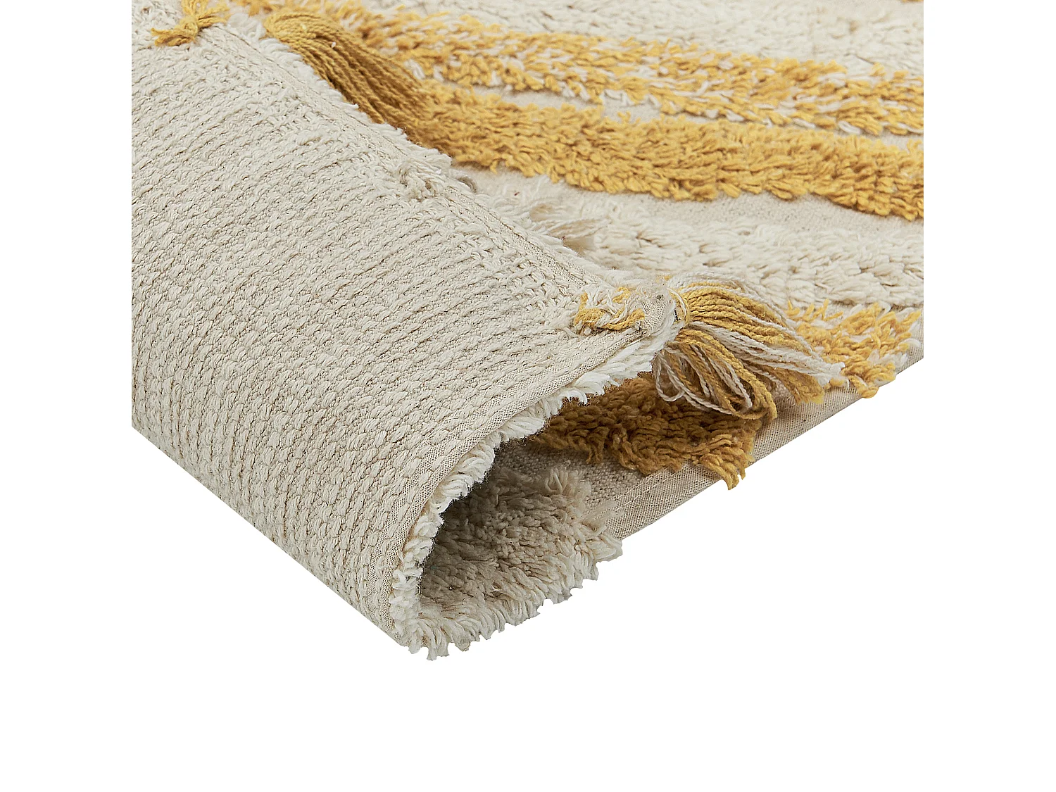 Tapis BINGOL Jaune 140 x 200 cm Coton