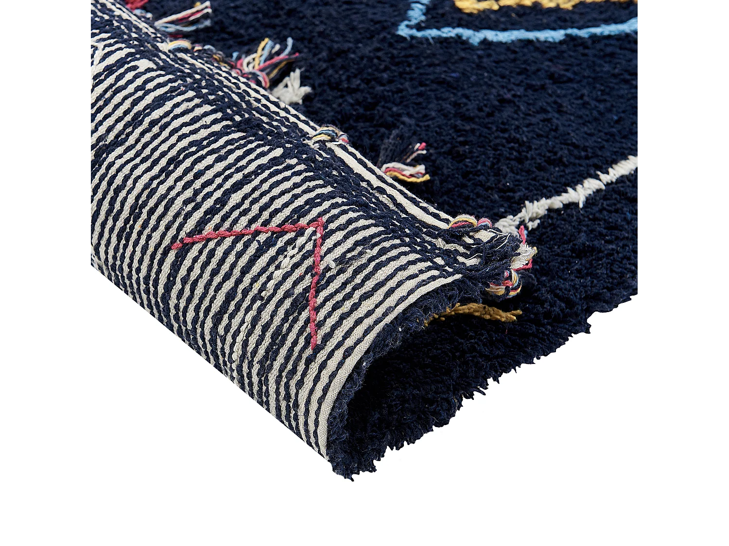 Tapis CORUM Noir 160 x 230 cm Coton