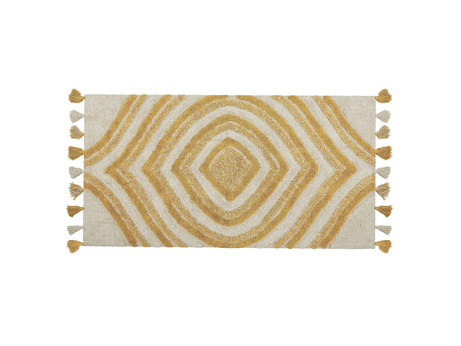 Tapis BINGOL Jaune 80 x 150 cm Coton