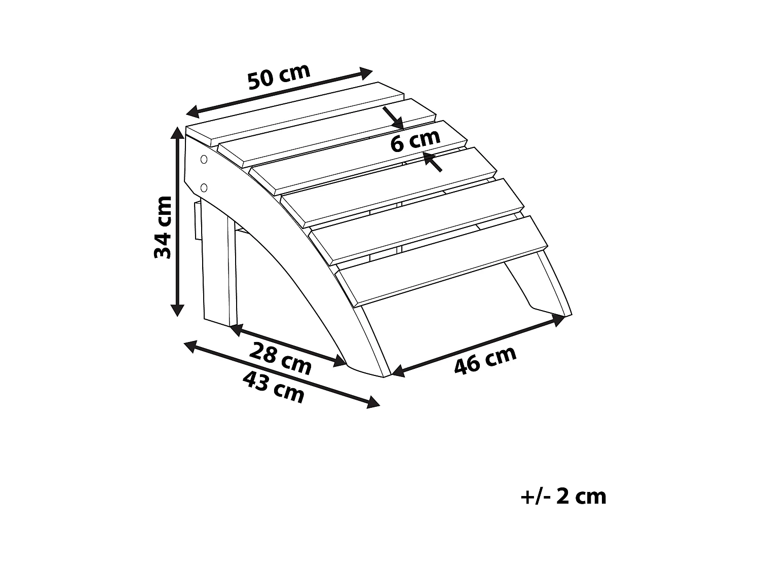 Tuinpoef ADIRONDACK Geel