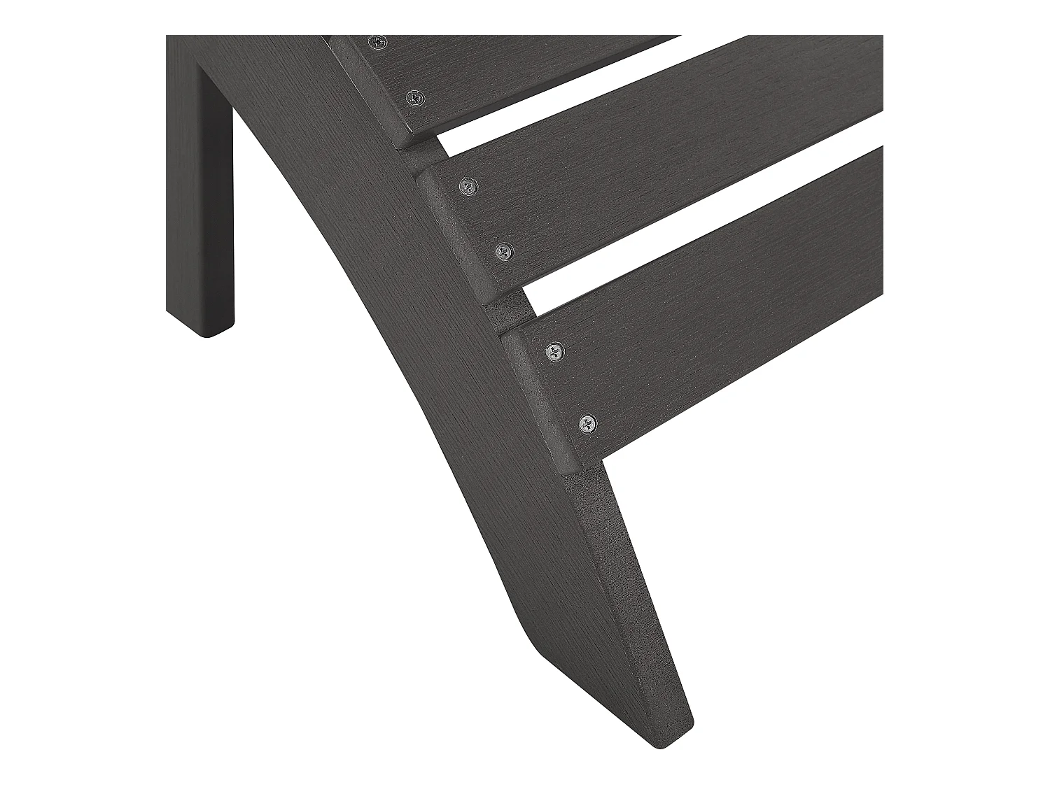 Podnóżek ogrodowy ADIRONDACK Ciemnoszary