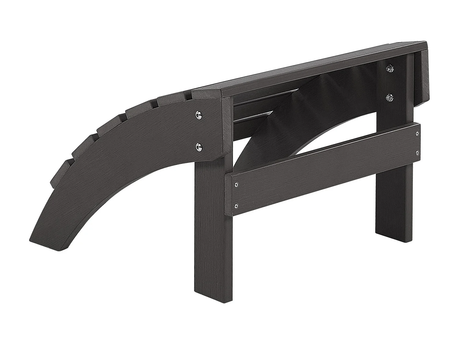 Poggiapiedi da giardino ADIRONDACK Grigio scuro