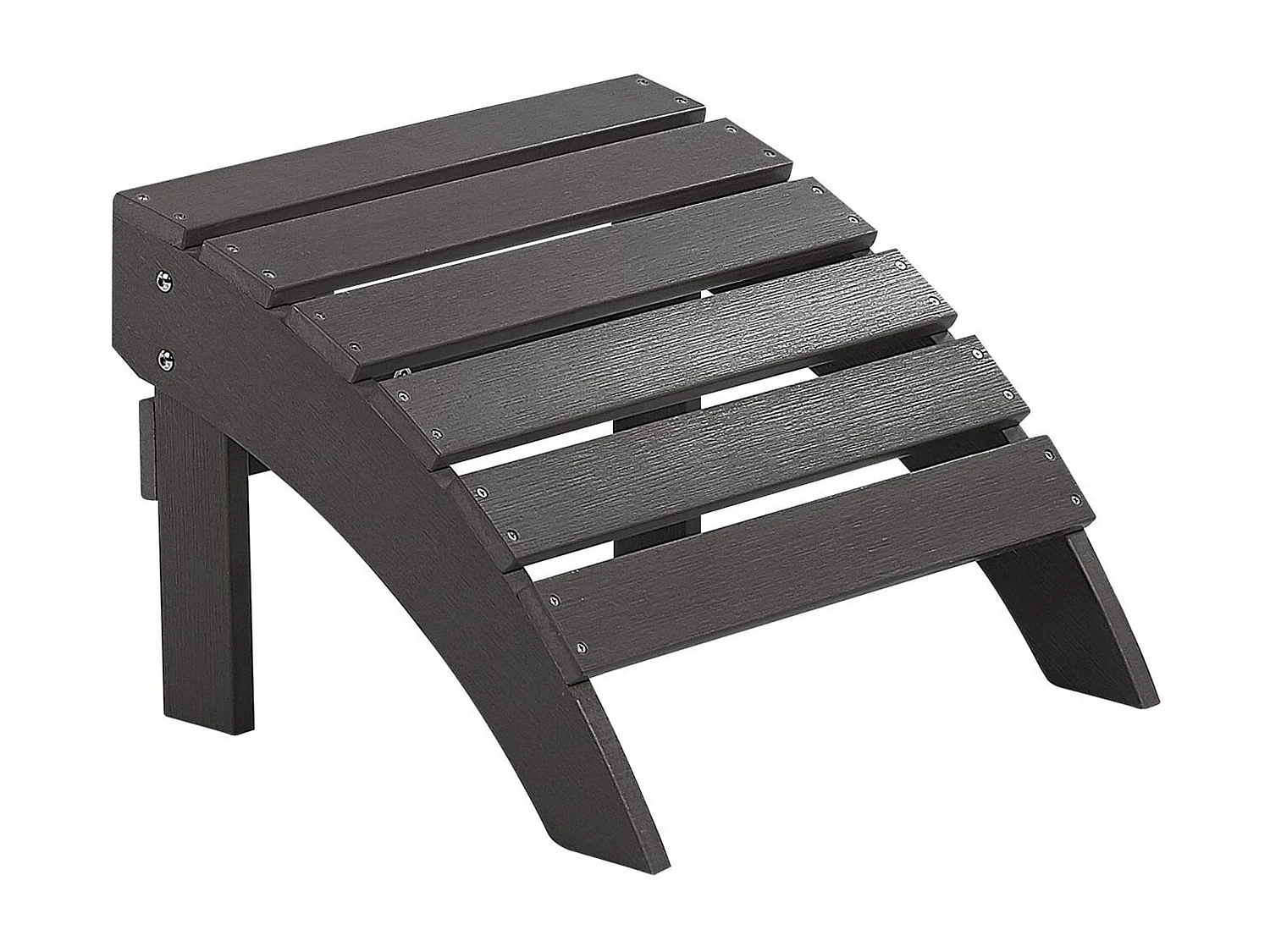 Poggiapiedi da giardino ADIRONDACK Grigio scuro